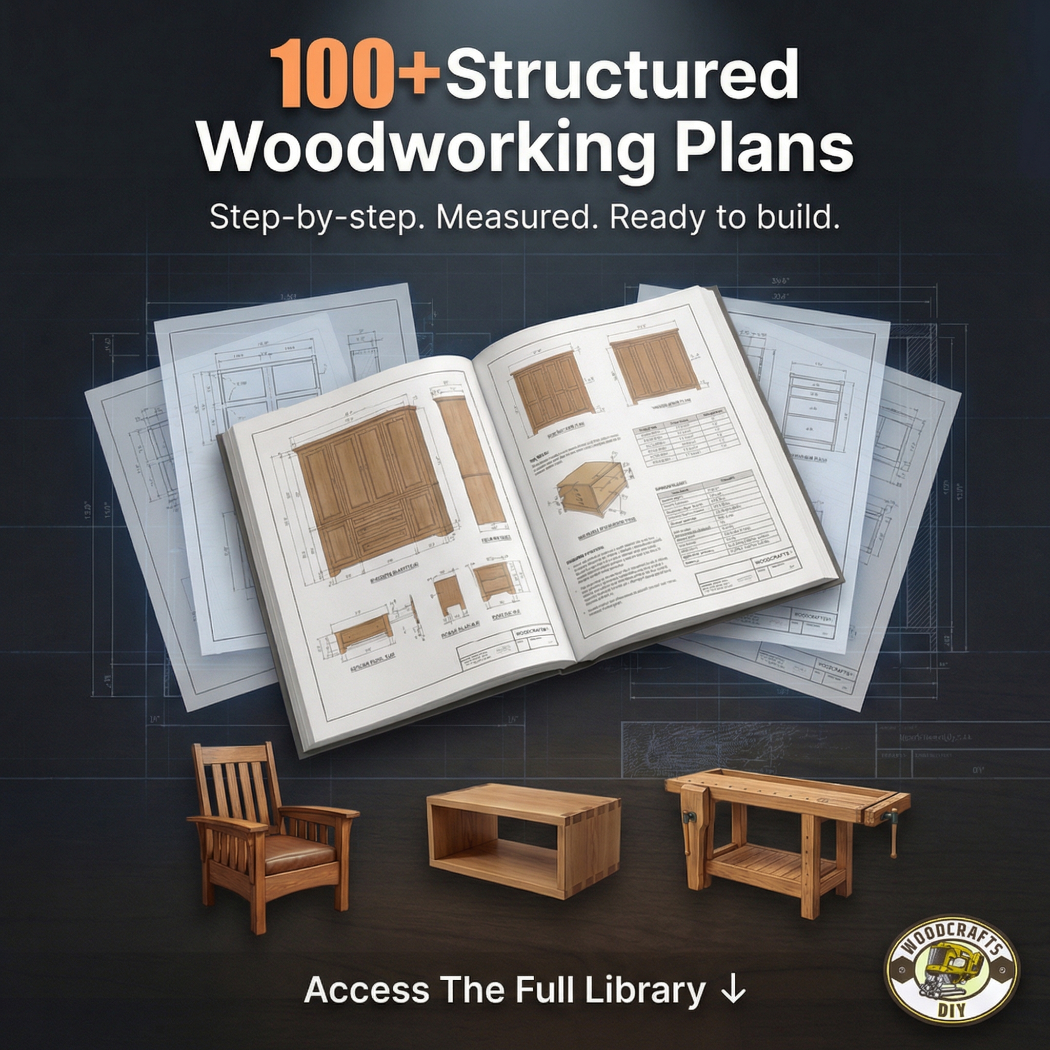 WoodCrafts DIY Facebook ad