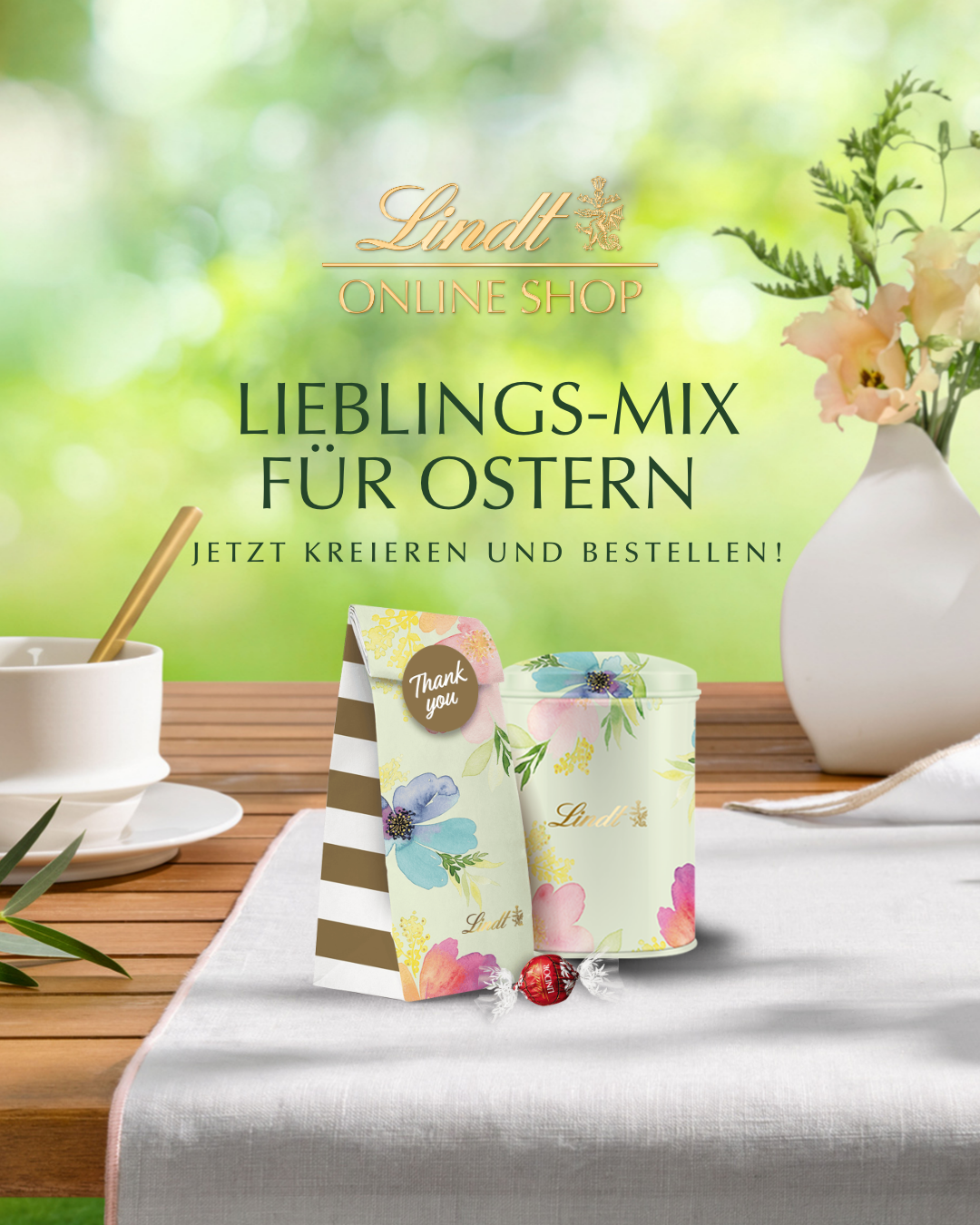 Lindt Facebook ad