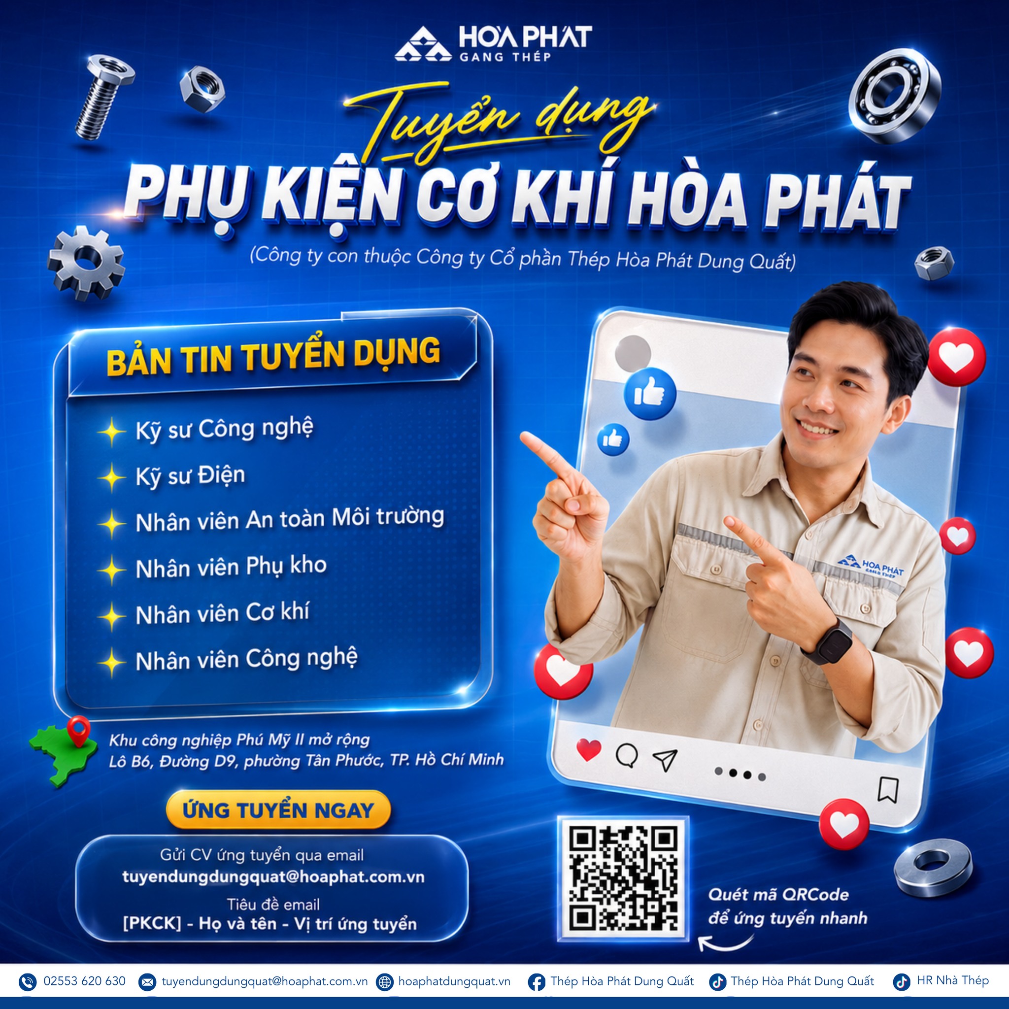 Thép Hòa Phát Dung Quất Facebook ad: HOT JOB KCN PHÚ MỸ II - PHỤ…