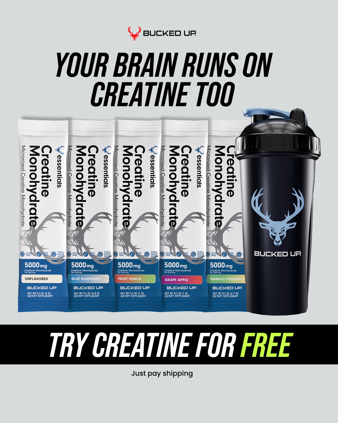 Bucked Up Facebook ad