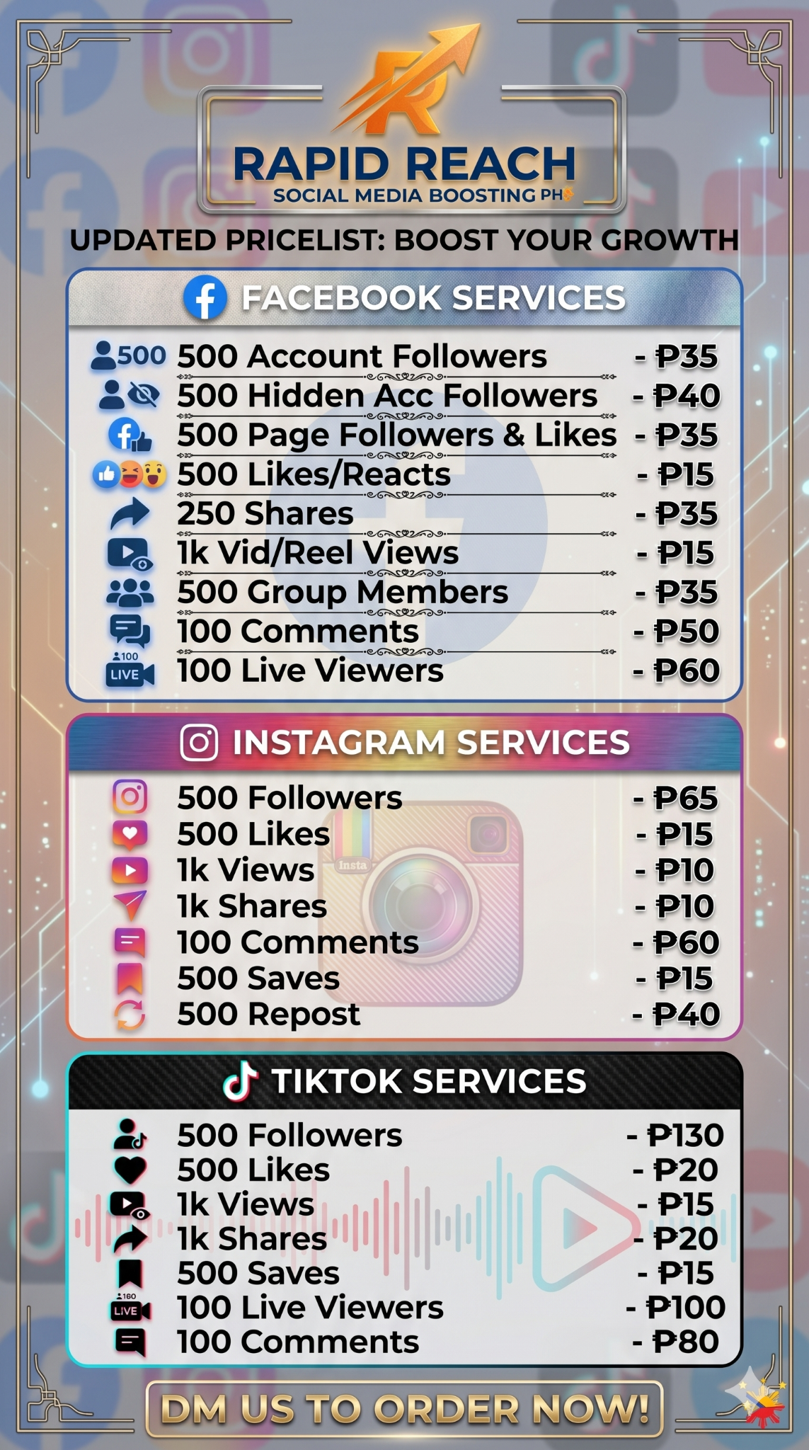 Rapid Reach PH Facebook ad: Level-up ang Social Media Presence Mo Ngayon!