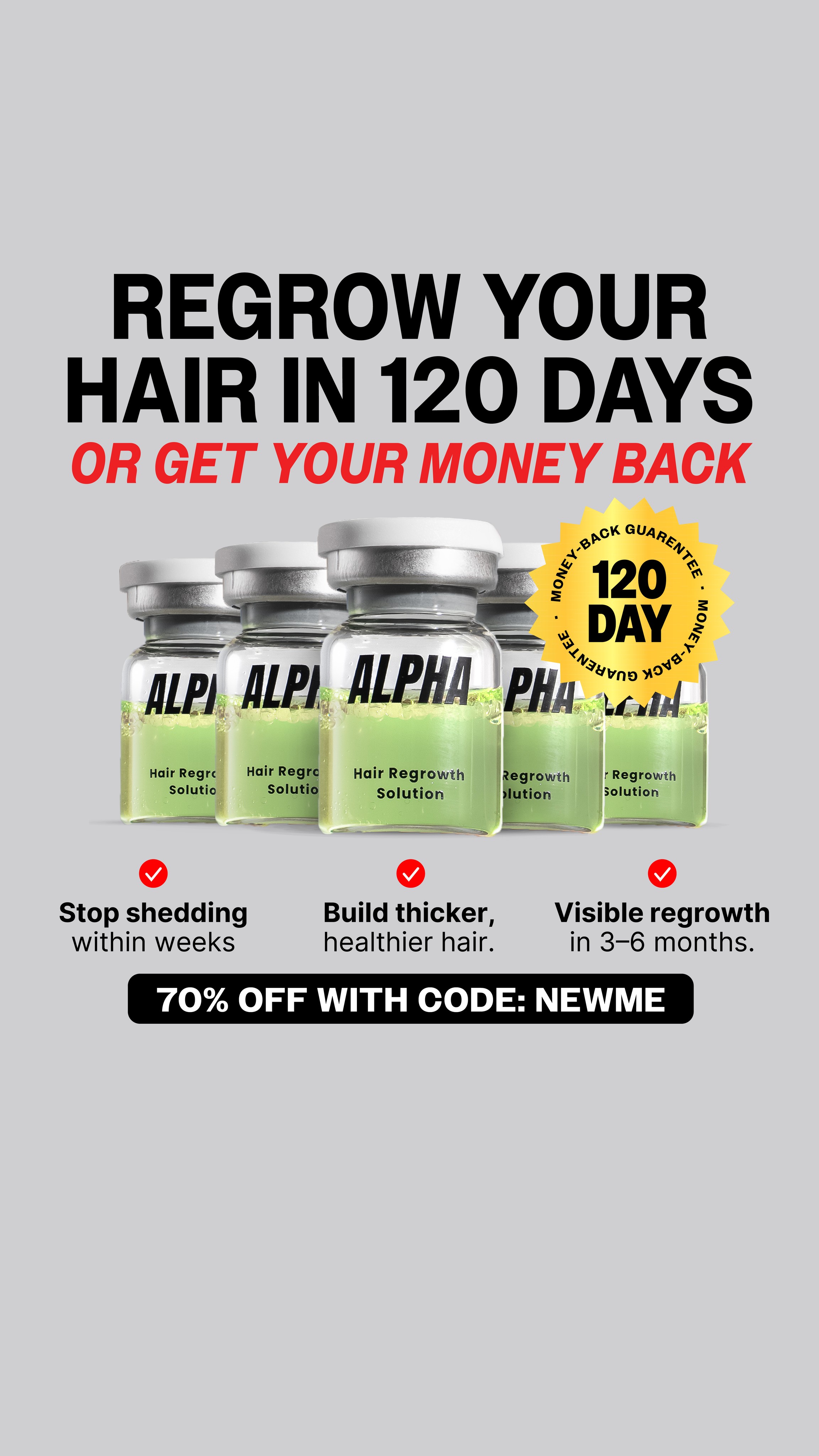 AlphaInfuse Facebook ad