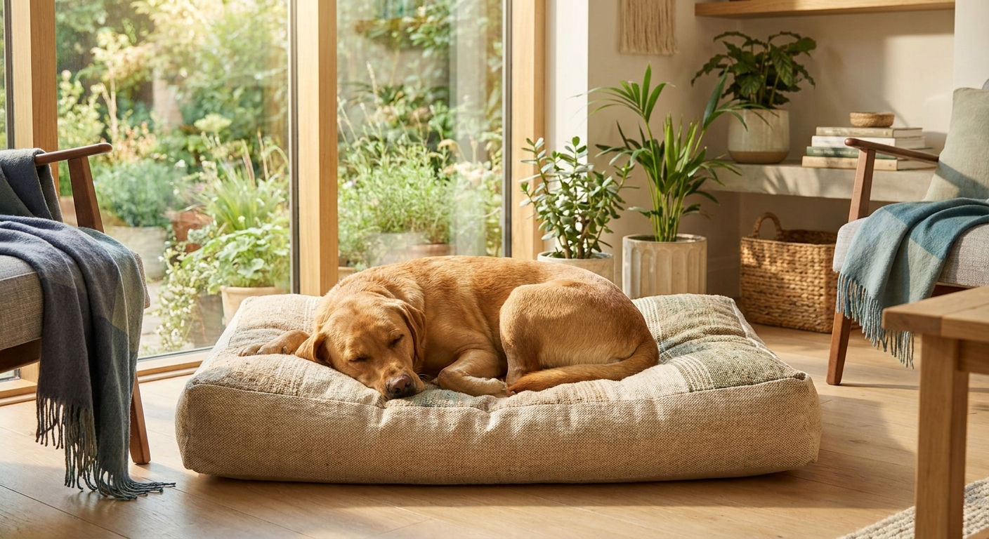 EcoFriendly Pet Products Facebook ad: Your dog spends a significant part of their…