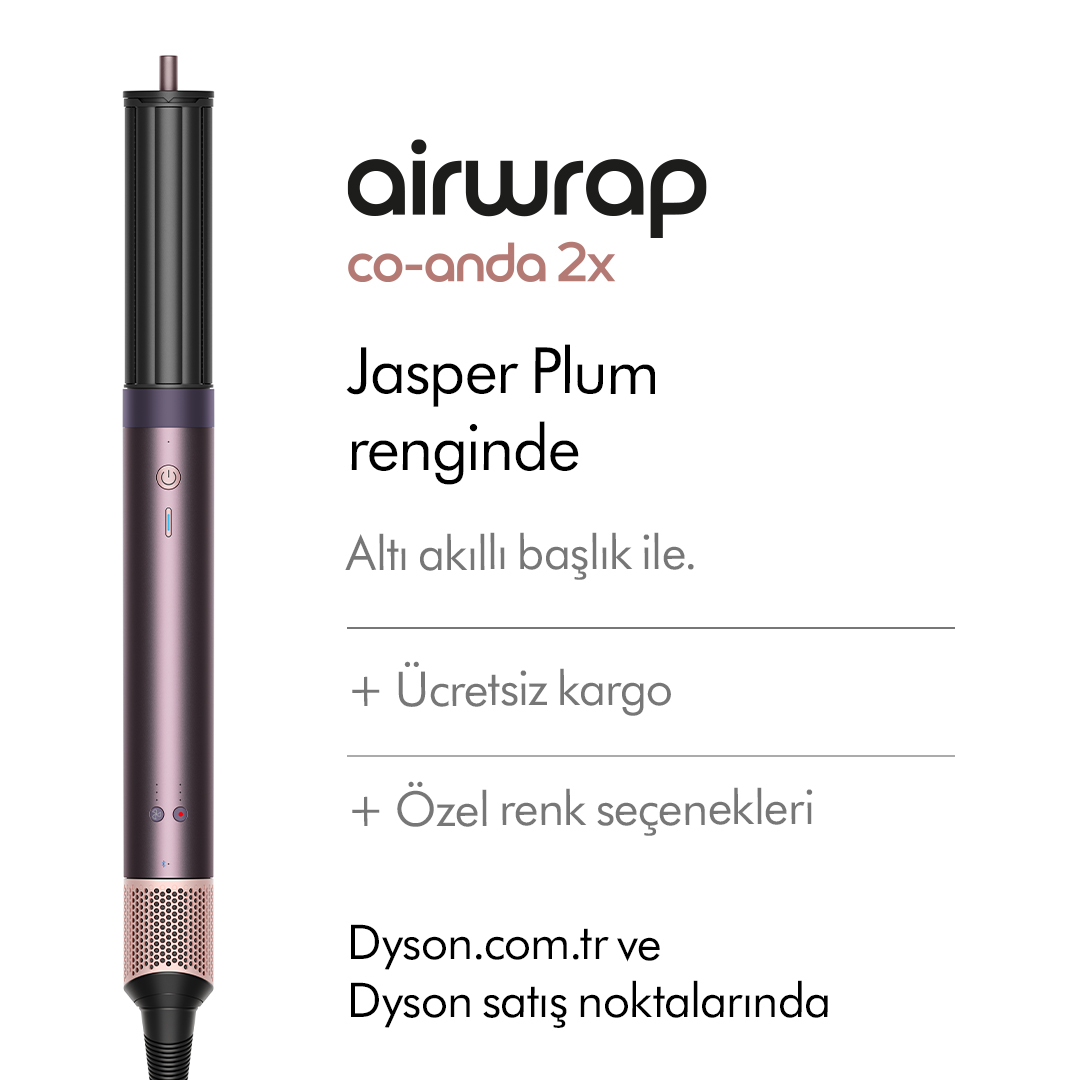 Dyson Facebook ad: Dyson Airwrap Co-anda 2x saç şekillendirme ve kurutma…