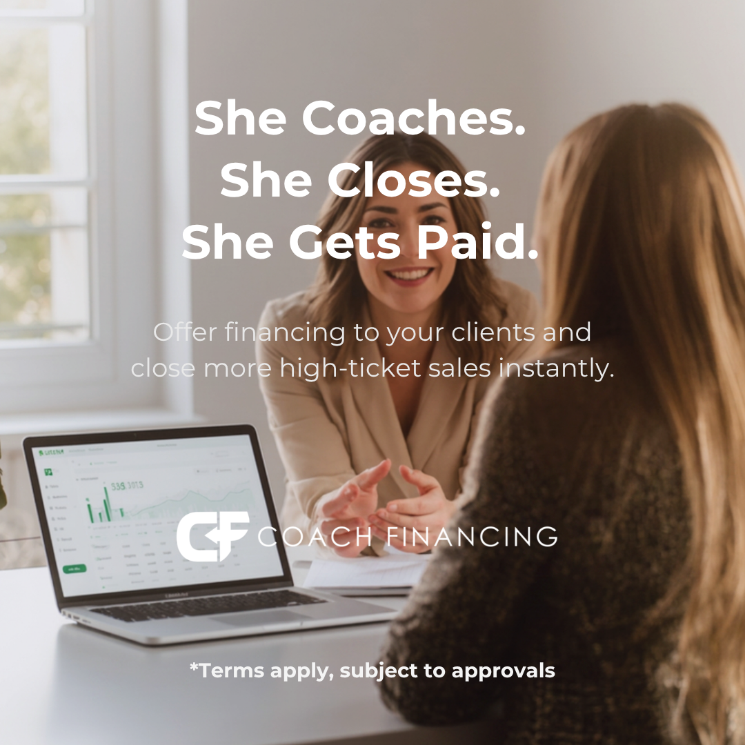 Coach Financing Facebook ad