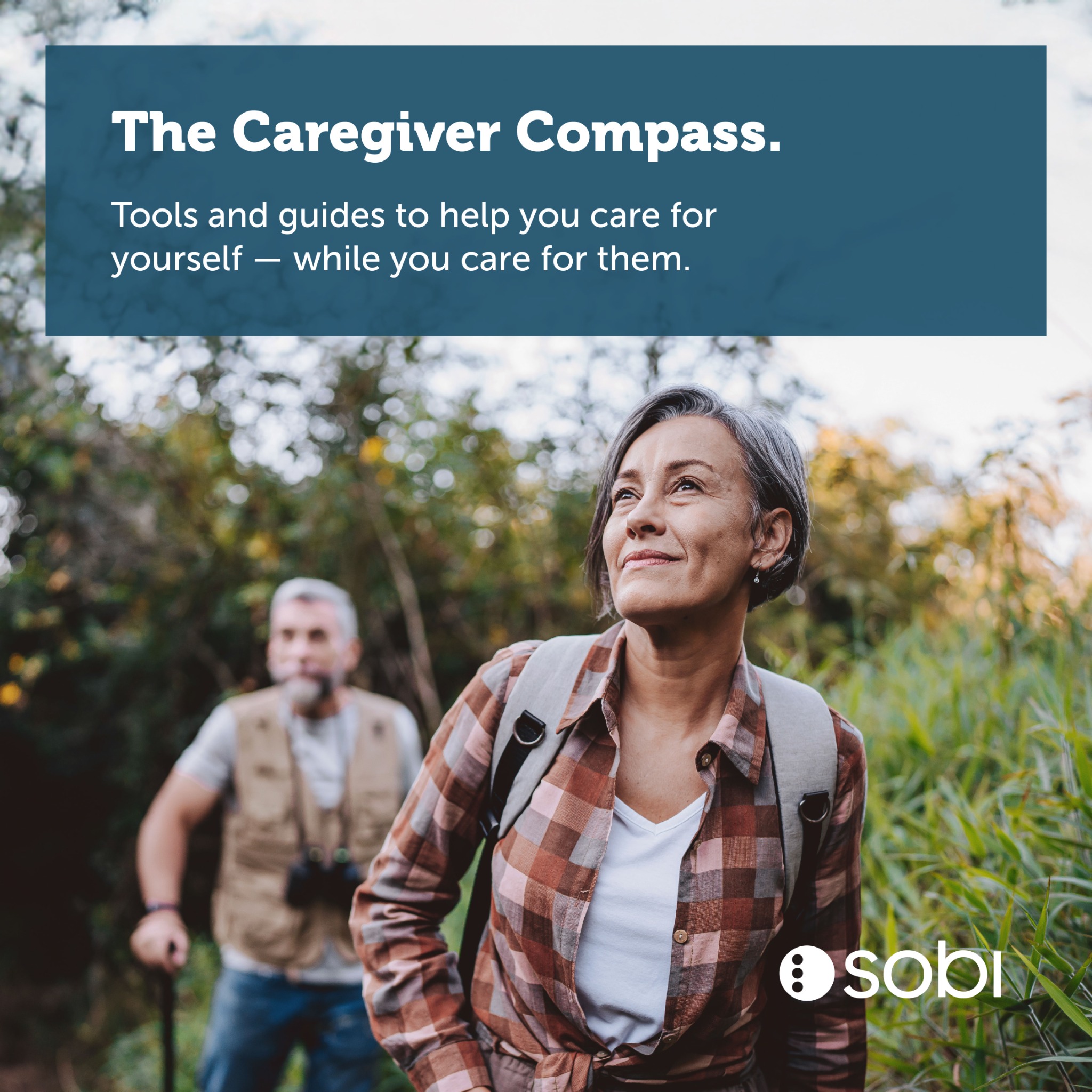 Sobi North America Facebook ad: Burnout prevention for caregivers