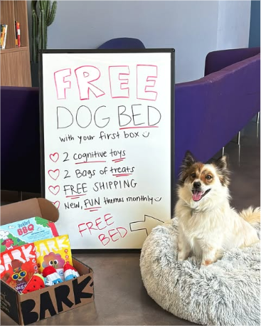 BarkBox Facebook ad