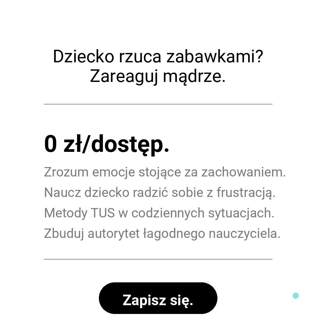Sonia Michalik psycholog dziecięca Facebook ad