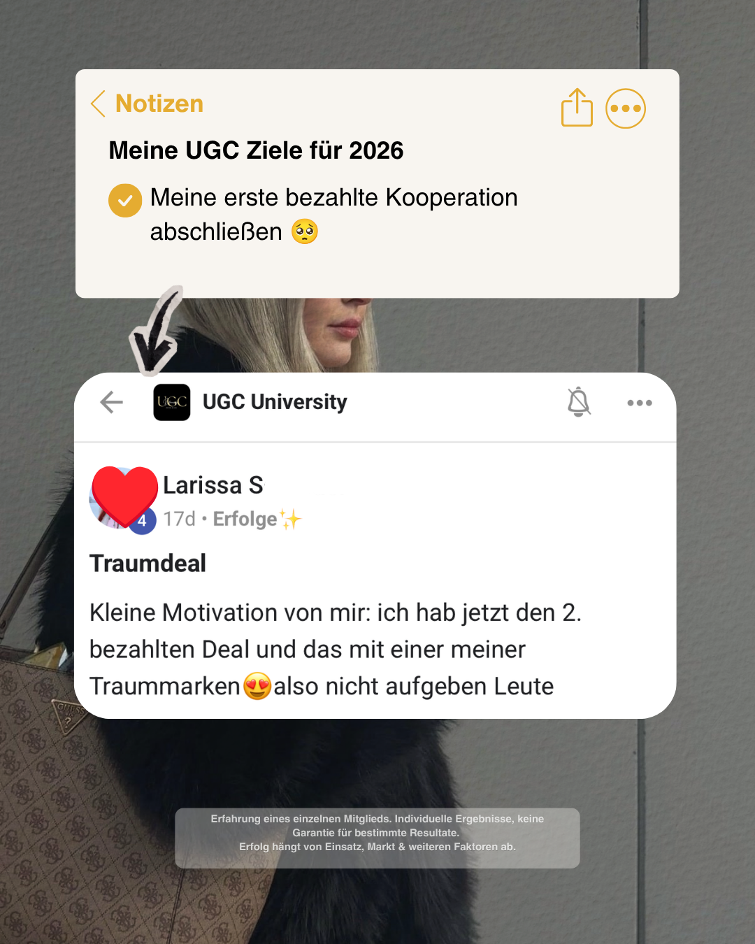 UGC Sophia Facebook ad