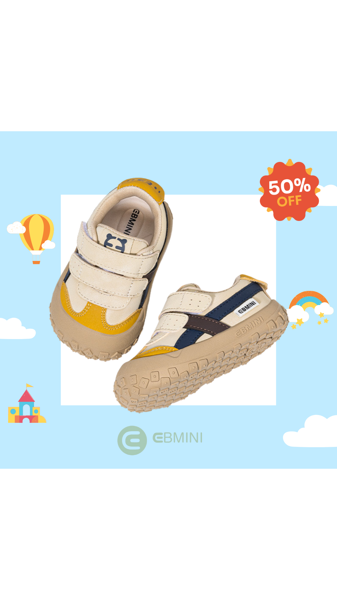 Ebmini - Kinder Barfußschuhe Facebook ad