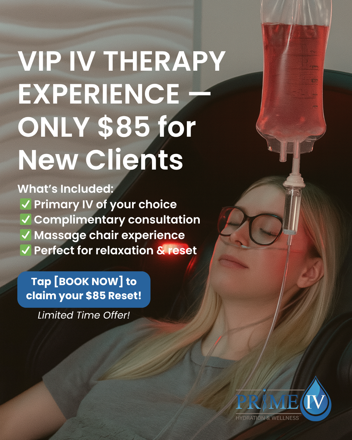 Prime IV Hydration & Wellness Facebook ad