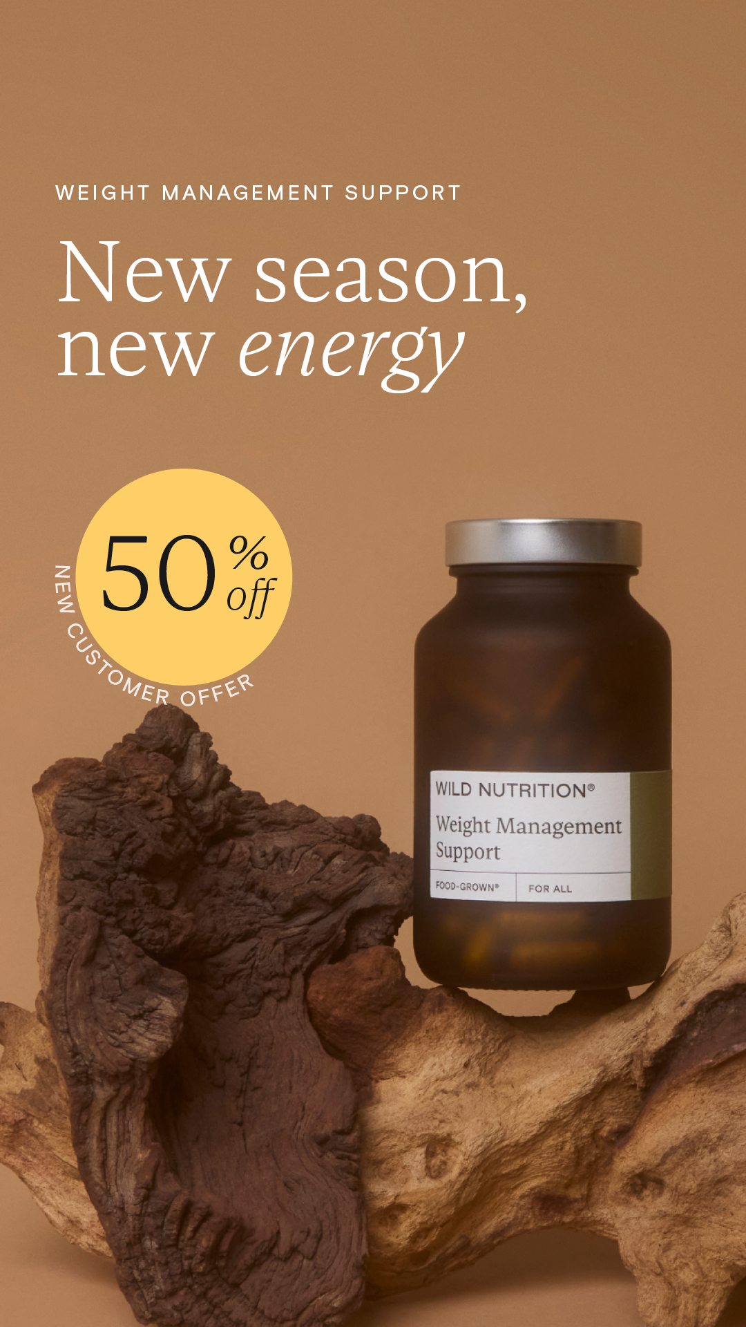 Wild Nutrition Facebook ad