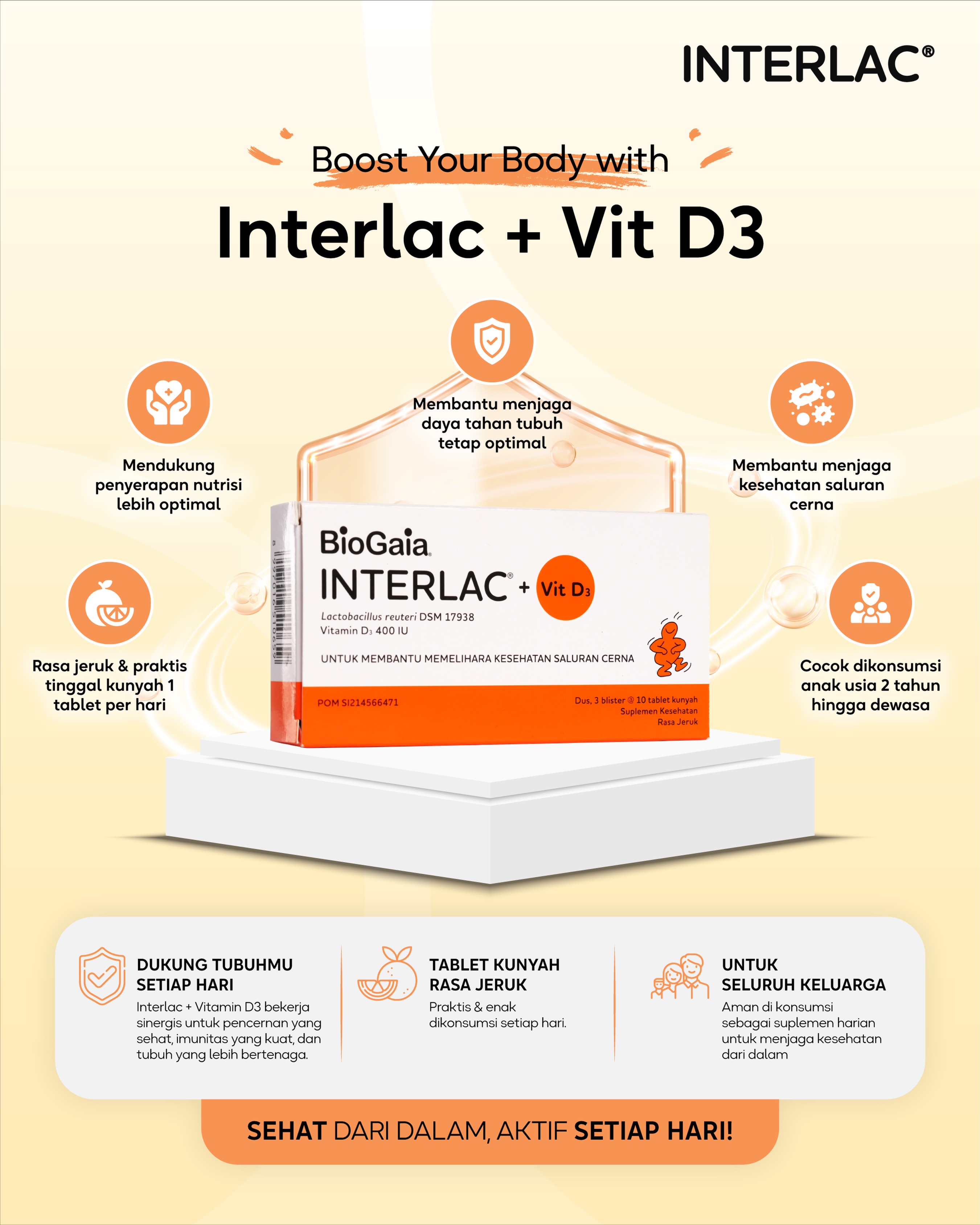 Interlac Probiotics Facebook ad