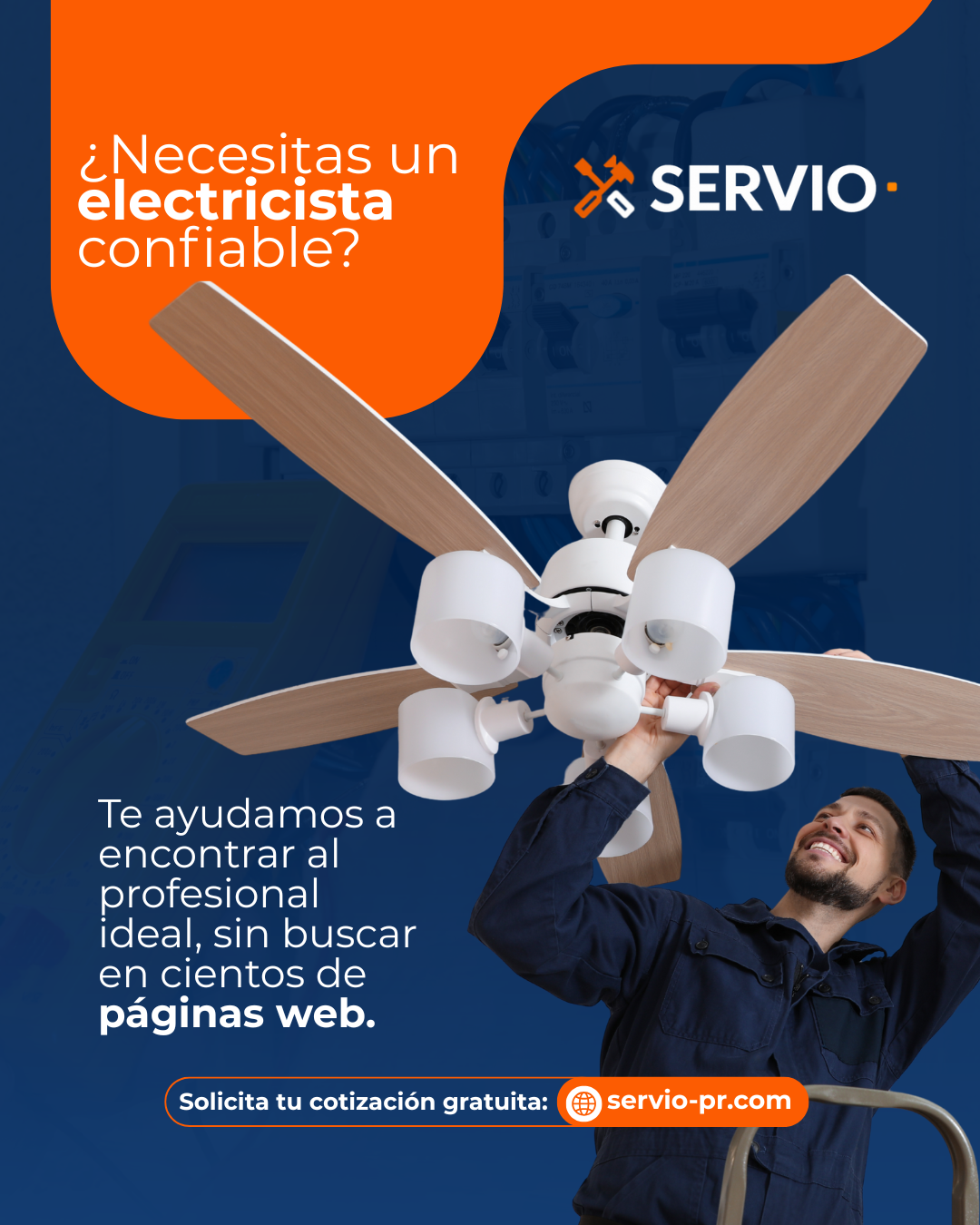 SerVio PR Facebook ad: Reparaciones del hogar sin complicaciones.