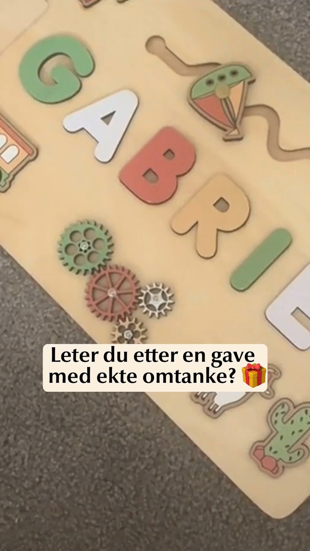 Montessori Toddlers Sverige Facebook ad: Gaven de husker