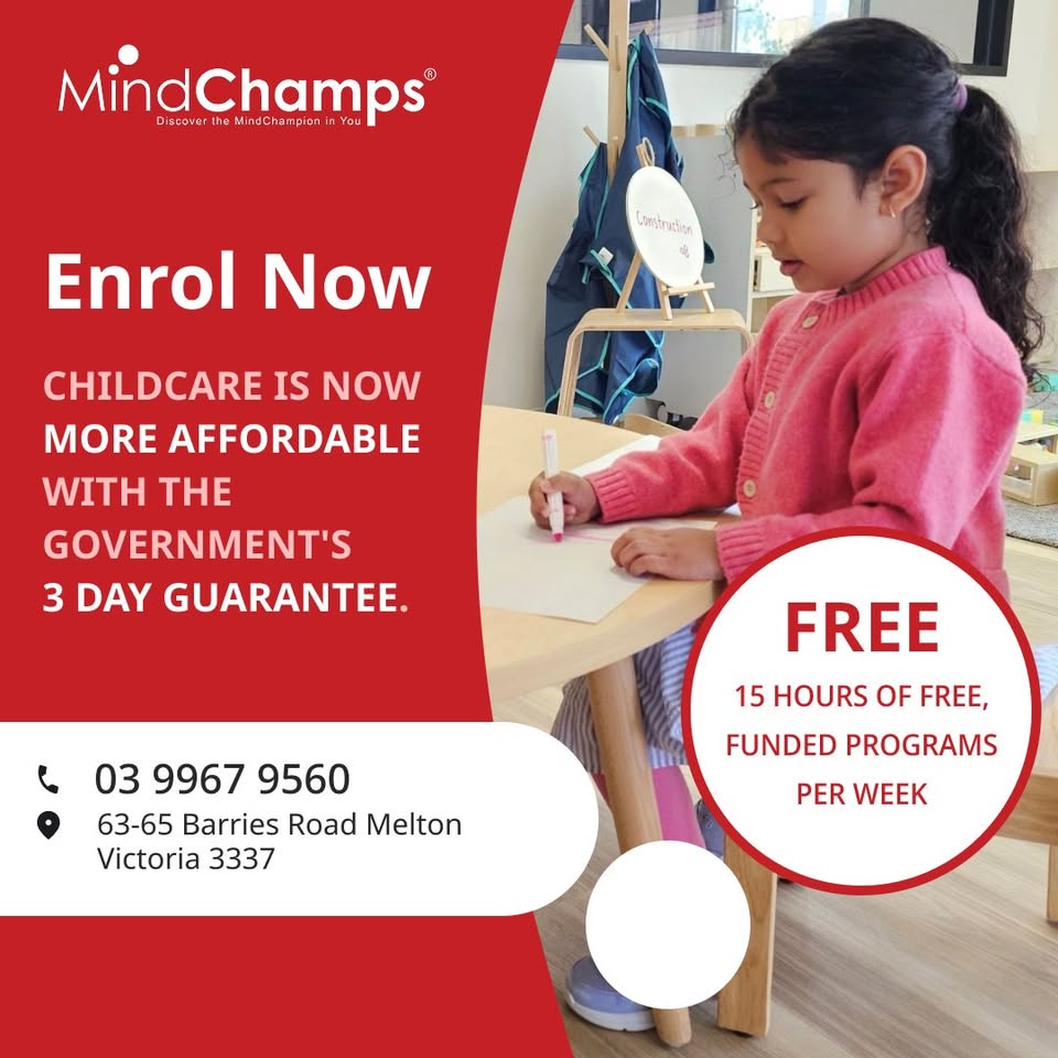 MindChamps Melton Early Learning & Preschool Facebook ad