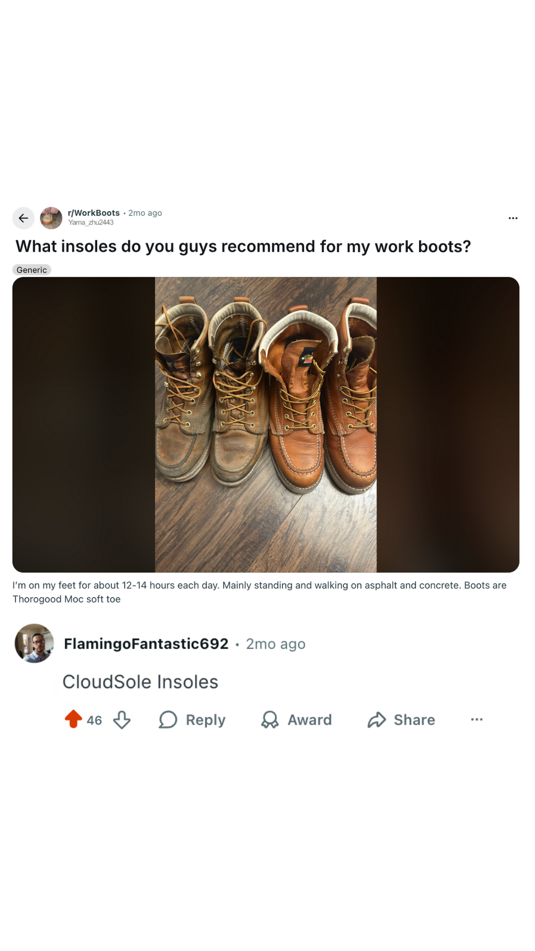 CloudSole Facebook ad