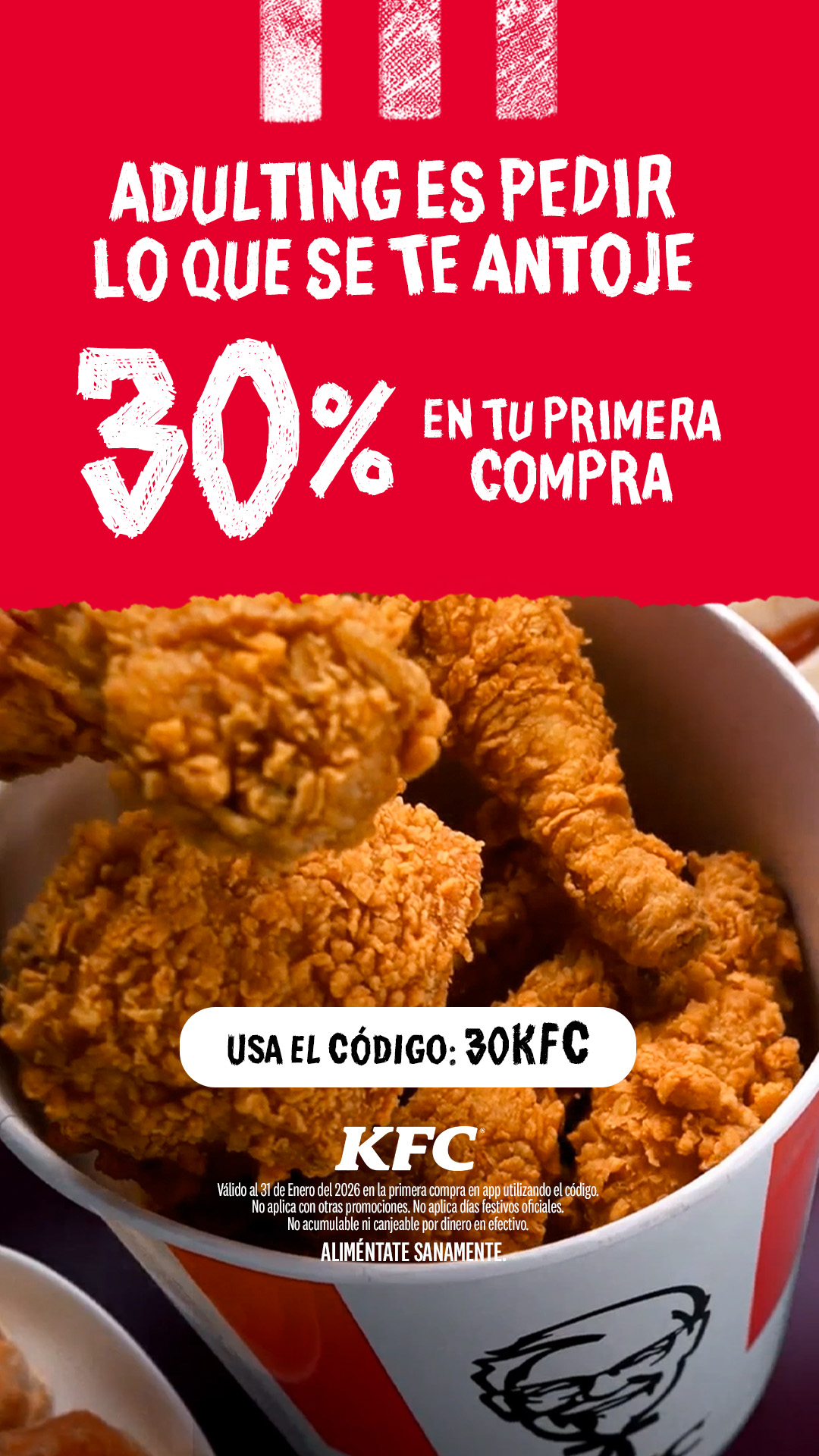 KFC Facebook ad