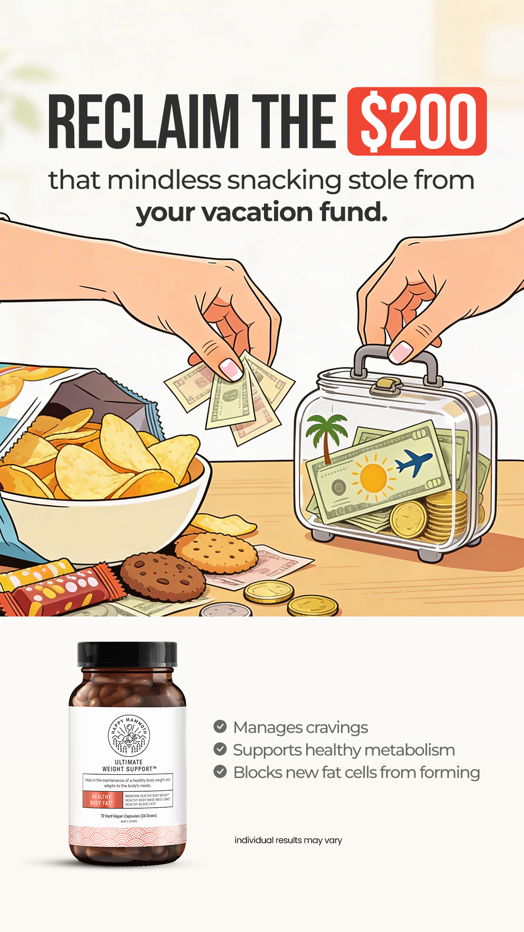 Happy Mammoth Facebook ad