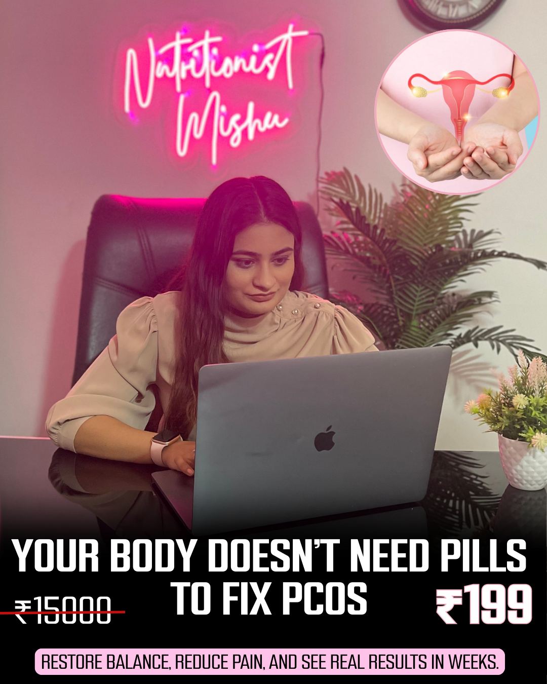 Nutritionist Misha Facebook ad
