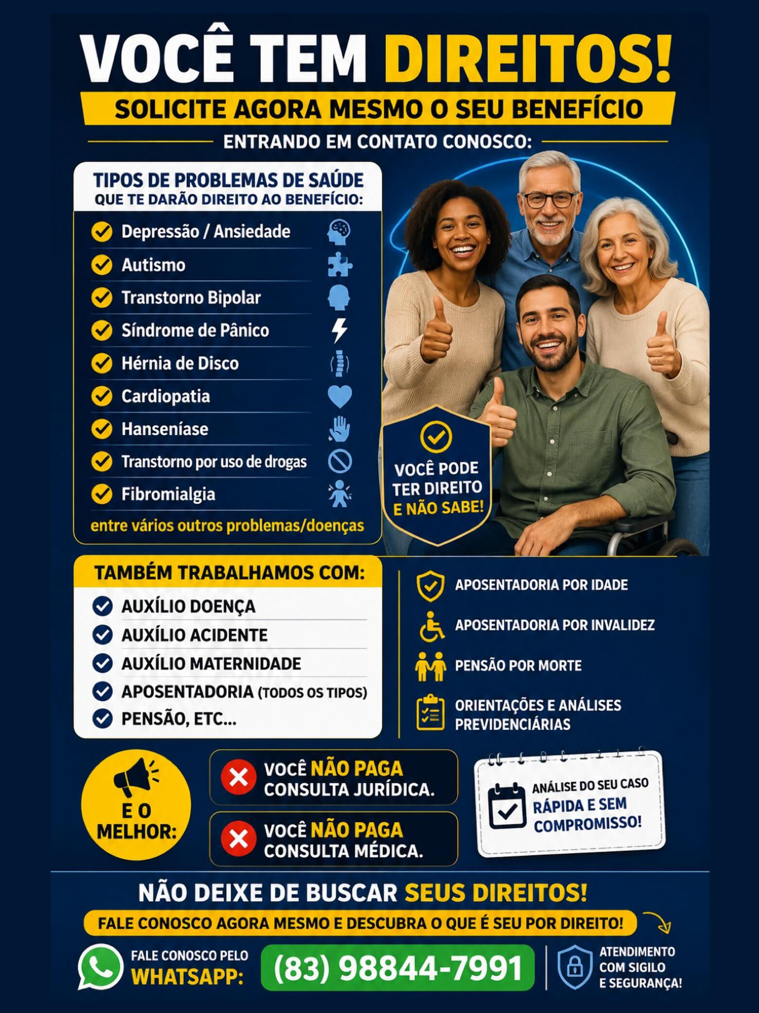 beneficio.prev_ Facebook ad: VOCÊ TEM DIREITOS E PODE NÃO SABER DISSO!