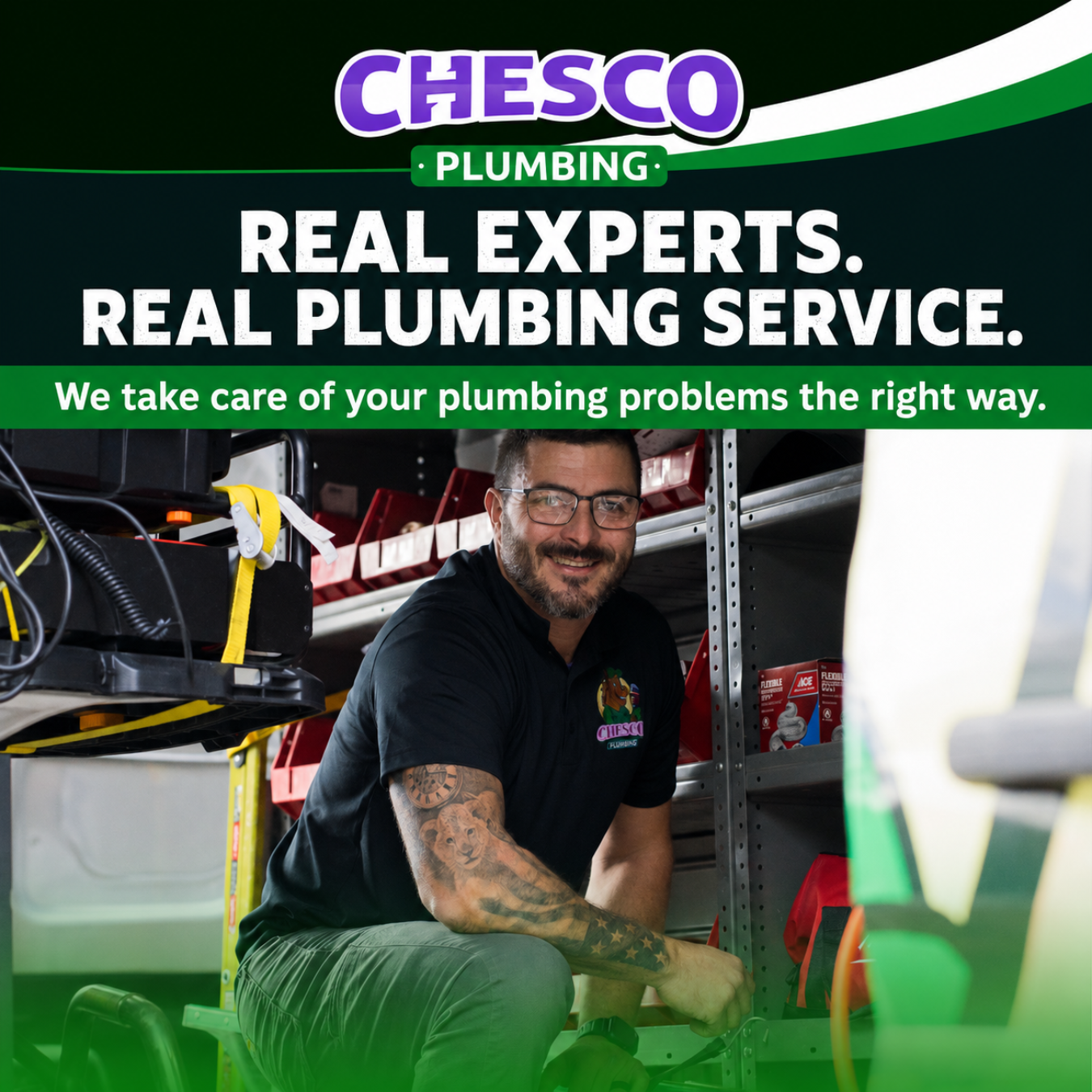 Chesco Plumbing Facebook ad