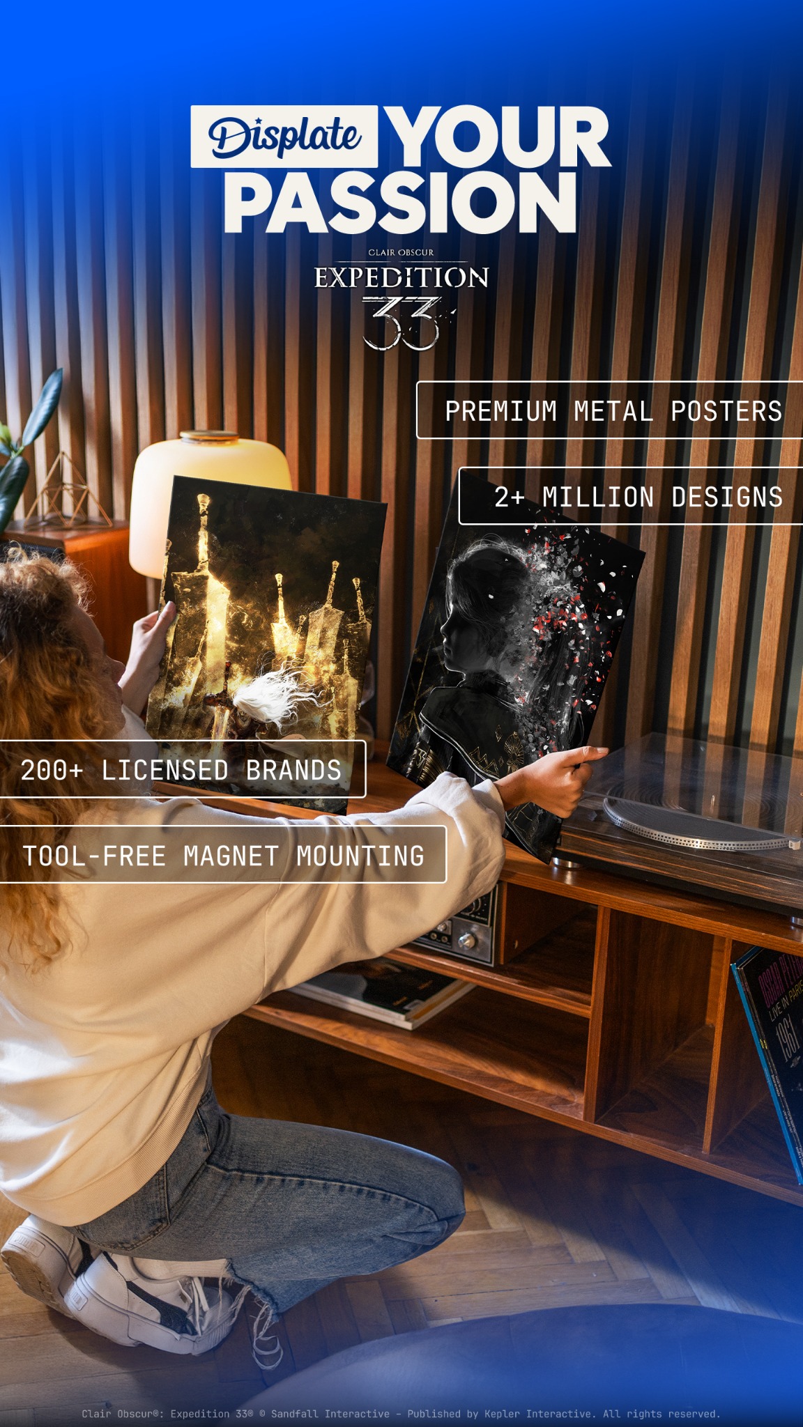 Displate Facebook ad