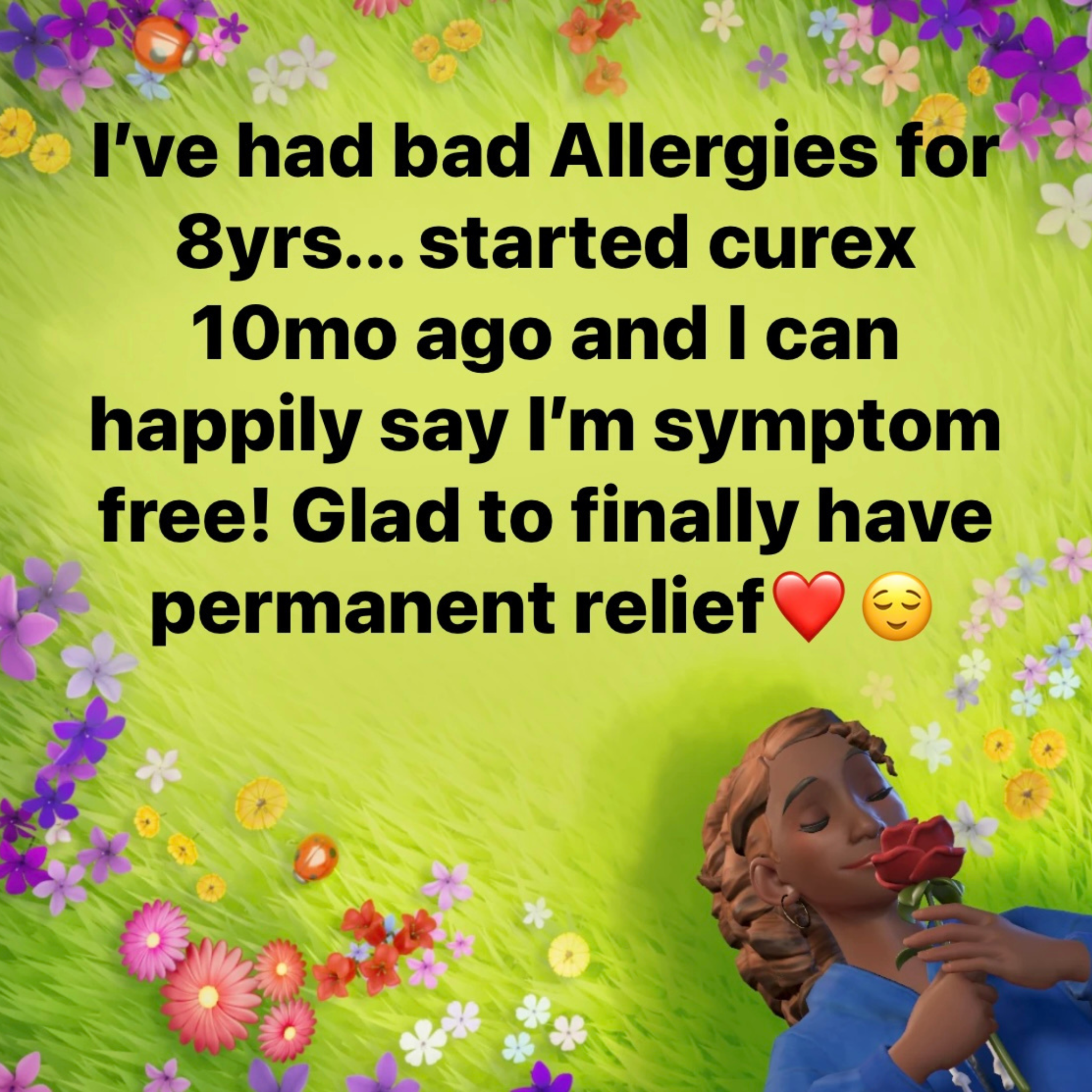 Curex Allergy Facebook ad