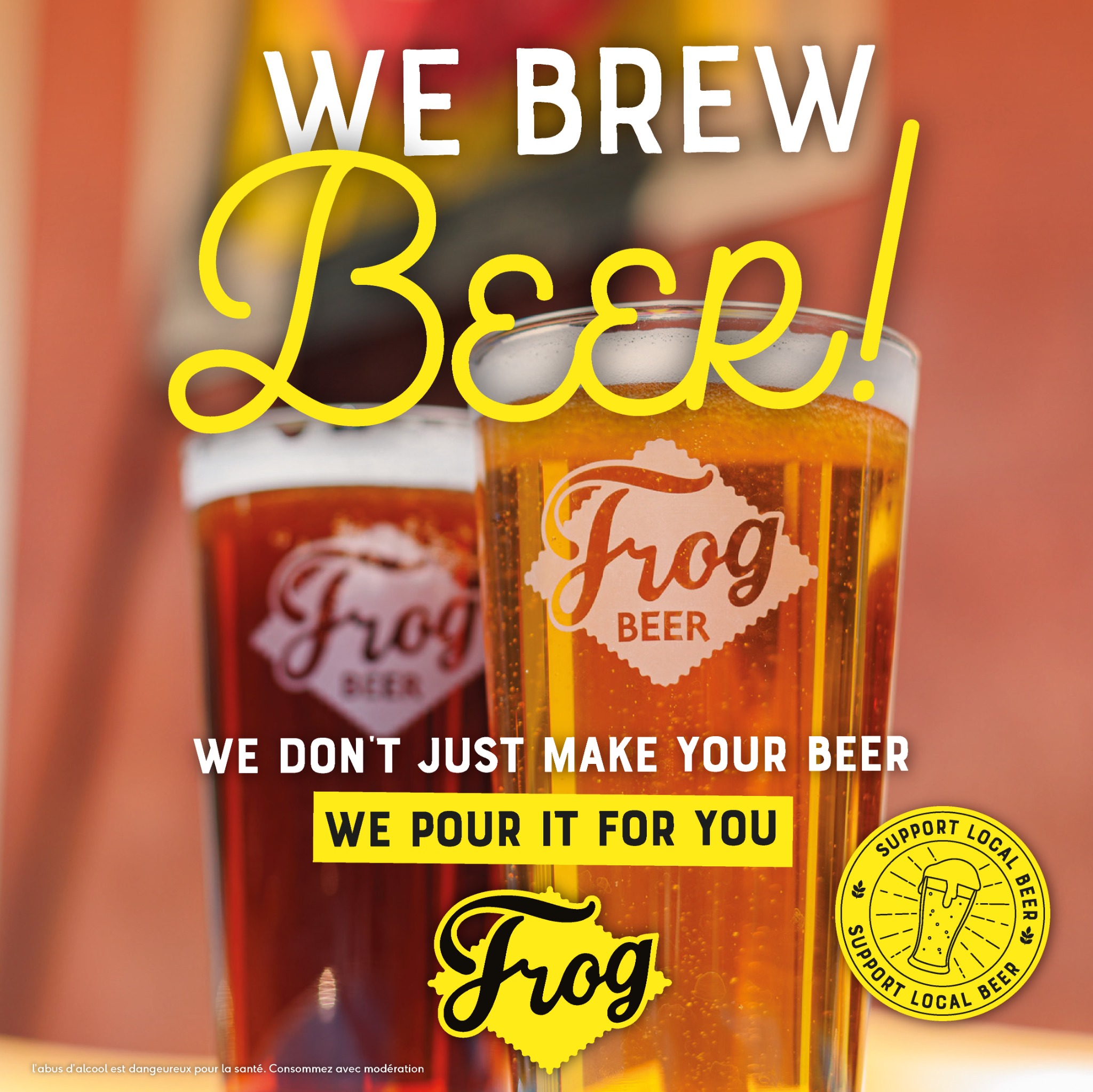 FrogPubs Facebook ad: Award-Winning Frog Beer, Brewed By Us!
