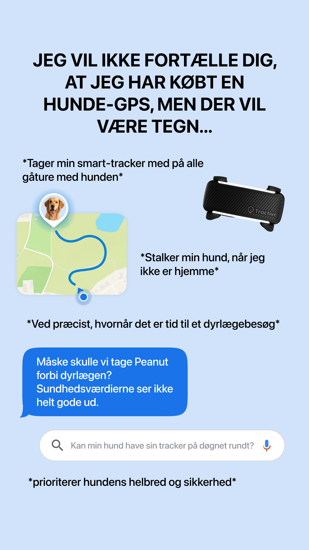 Tractive Facebook ad