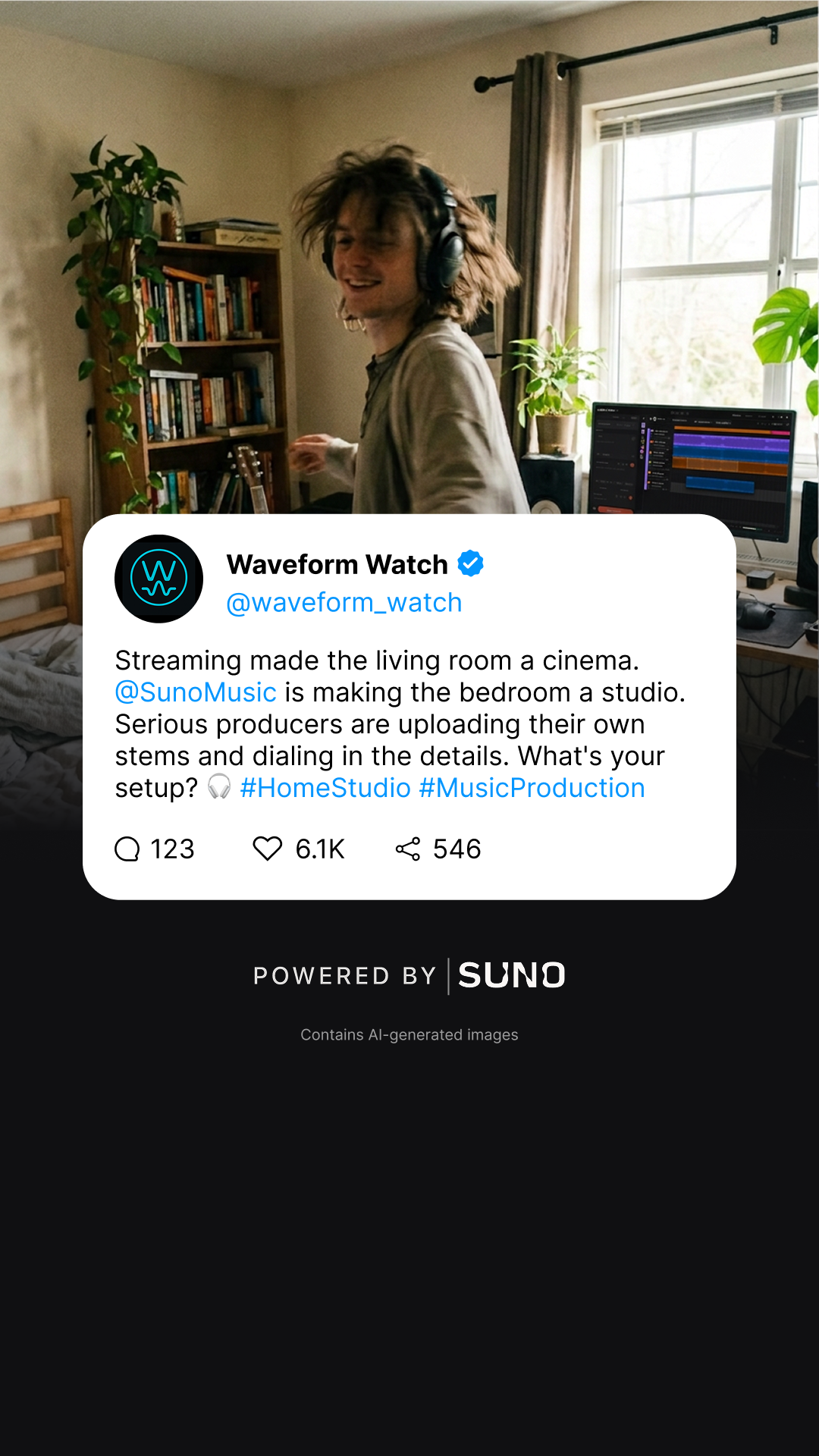Waveform Watch Facebook ad from Aug 10, 2026