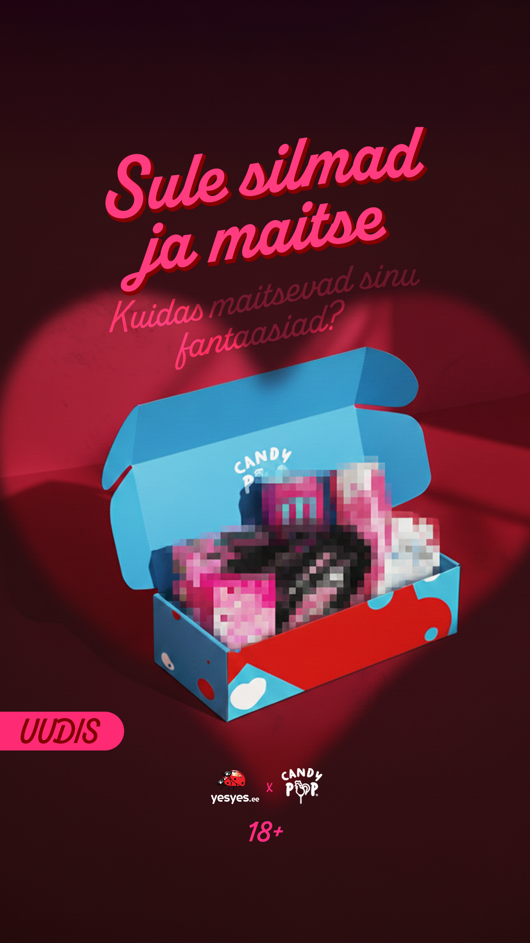 Candy POP Eesti Facebook ad from Jul 3, 2026