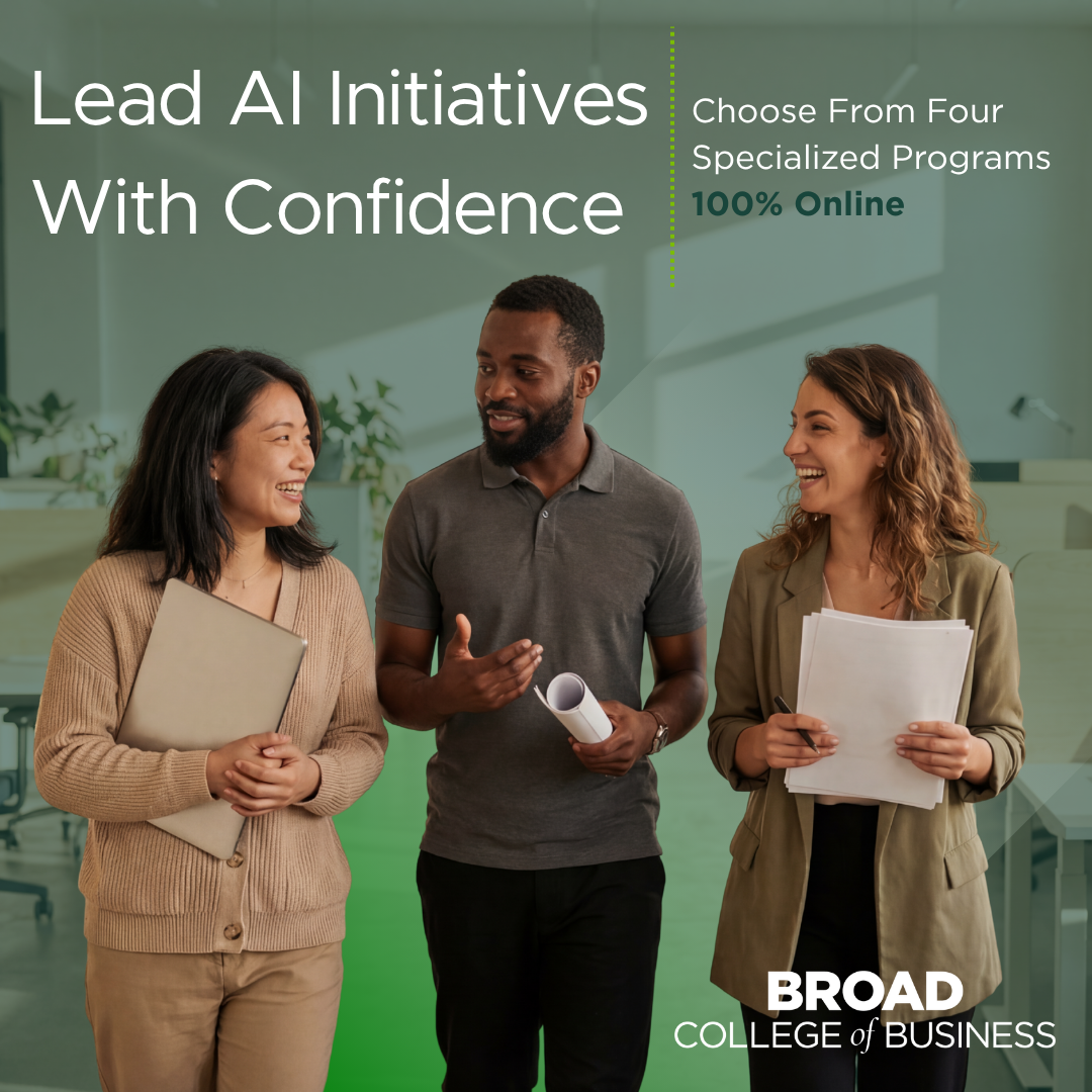 MSU Broad College of Business Facebook ad
