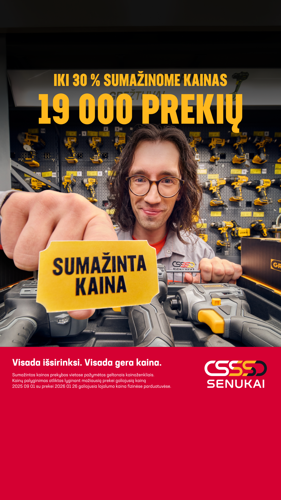 Senukai Facebook ad