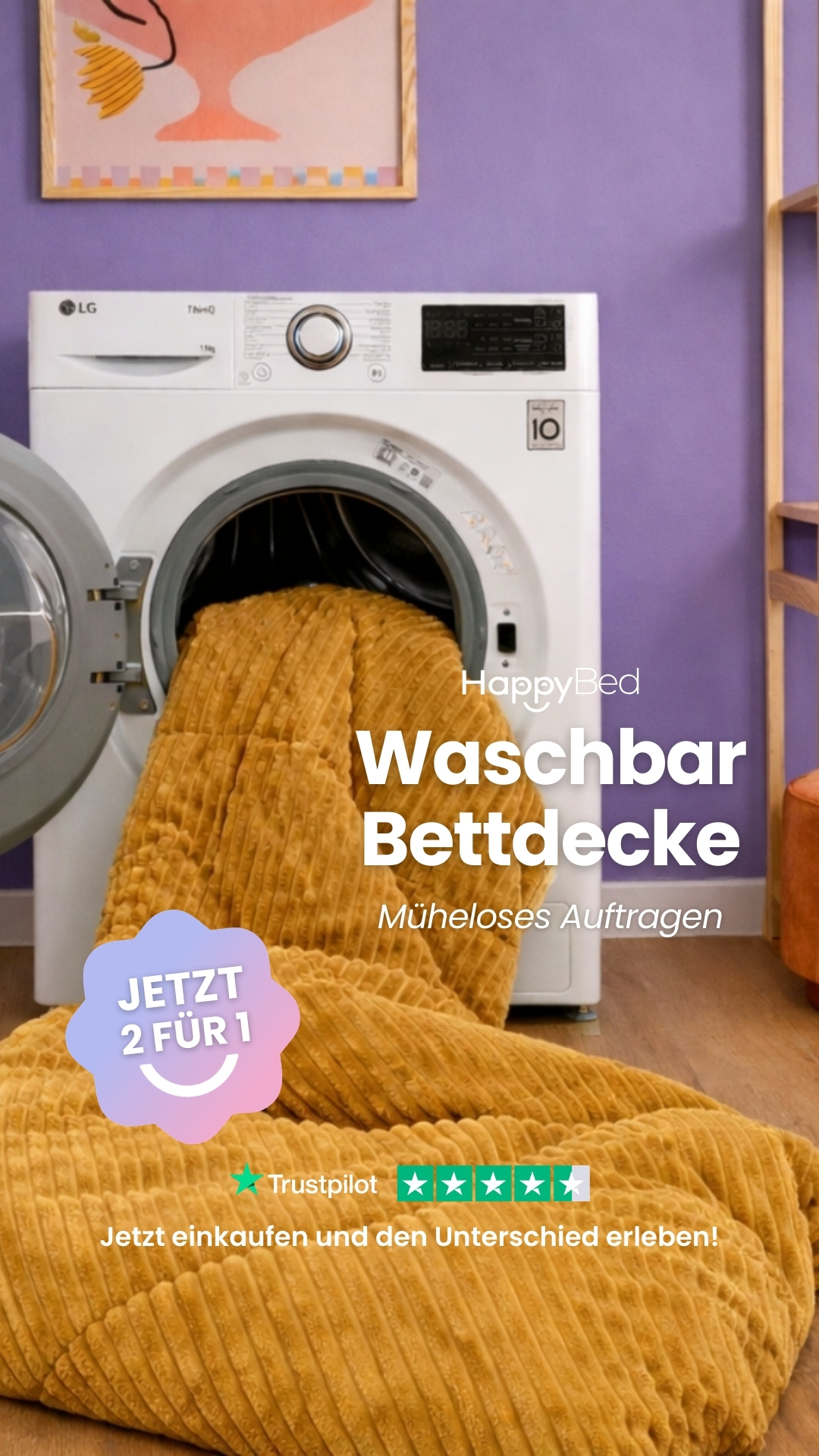 Thehappybed.de Facebook ad