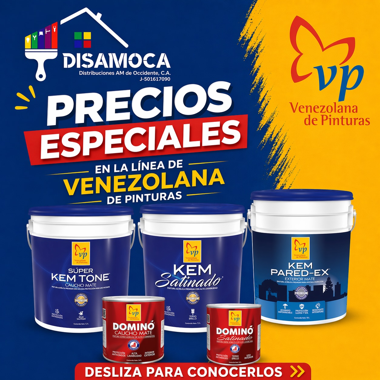 pinturasdisamoca Facebook ad: Precios que sí provocan pintar