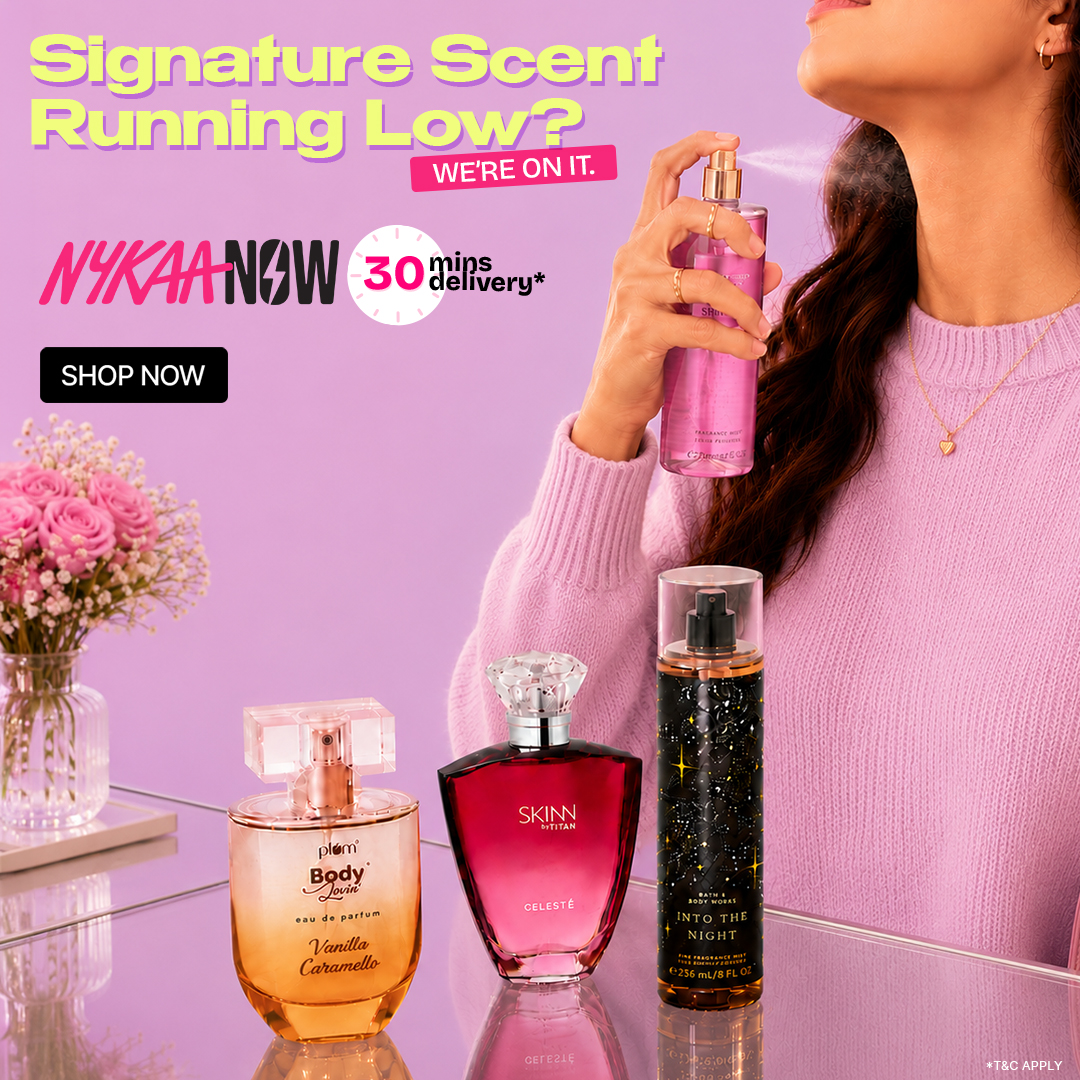 Nykaa Facebook ad: Deliveries Starting in 30 Minutes