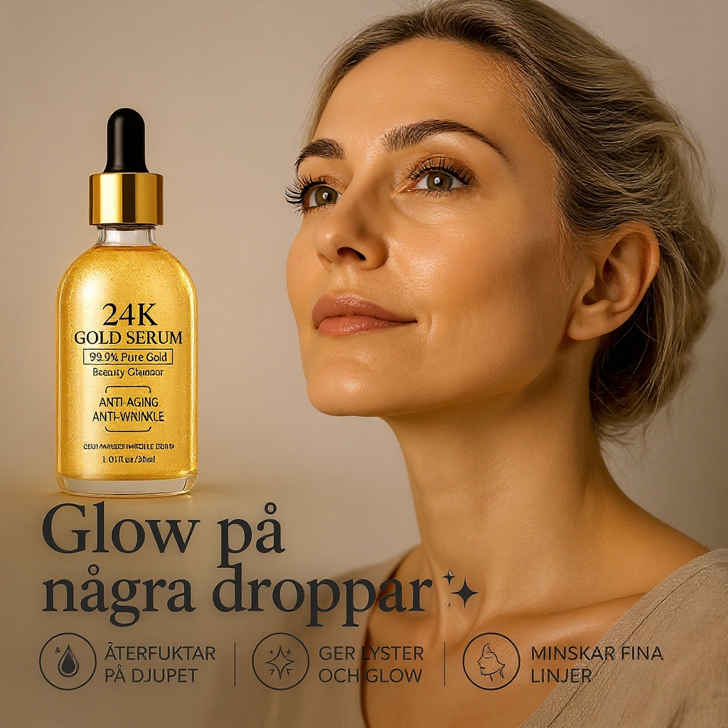 NEVIQ Beauty Facebook ad: Din dagliga dos av glow & lyx