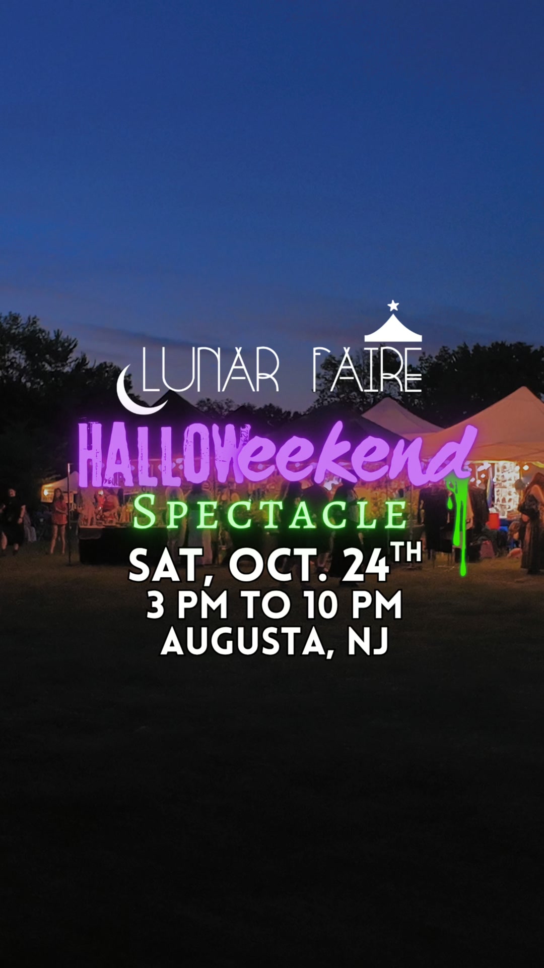 Lunar Faire Facebook ad: Lunar Faire Halloweekend Returns!