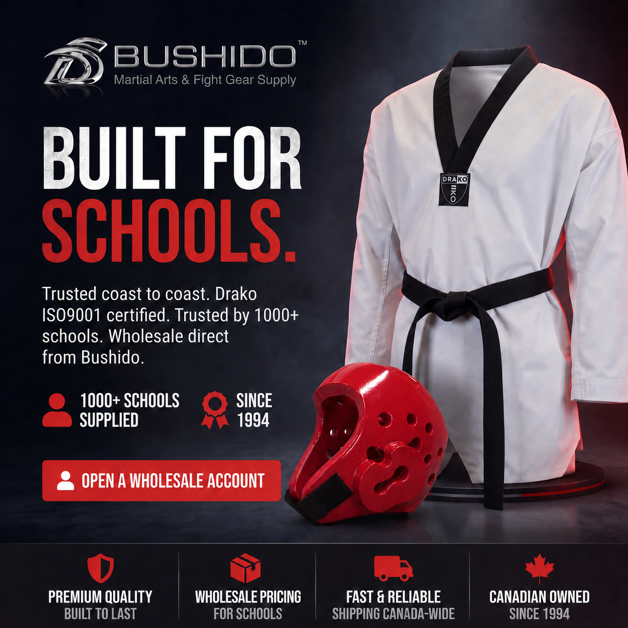 Bushido Canada Facebook ad