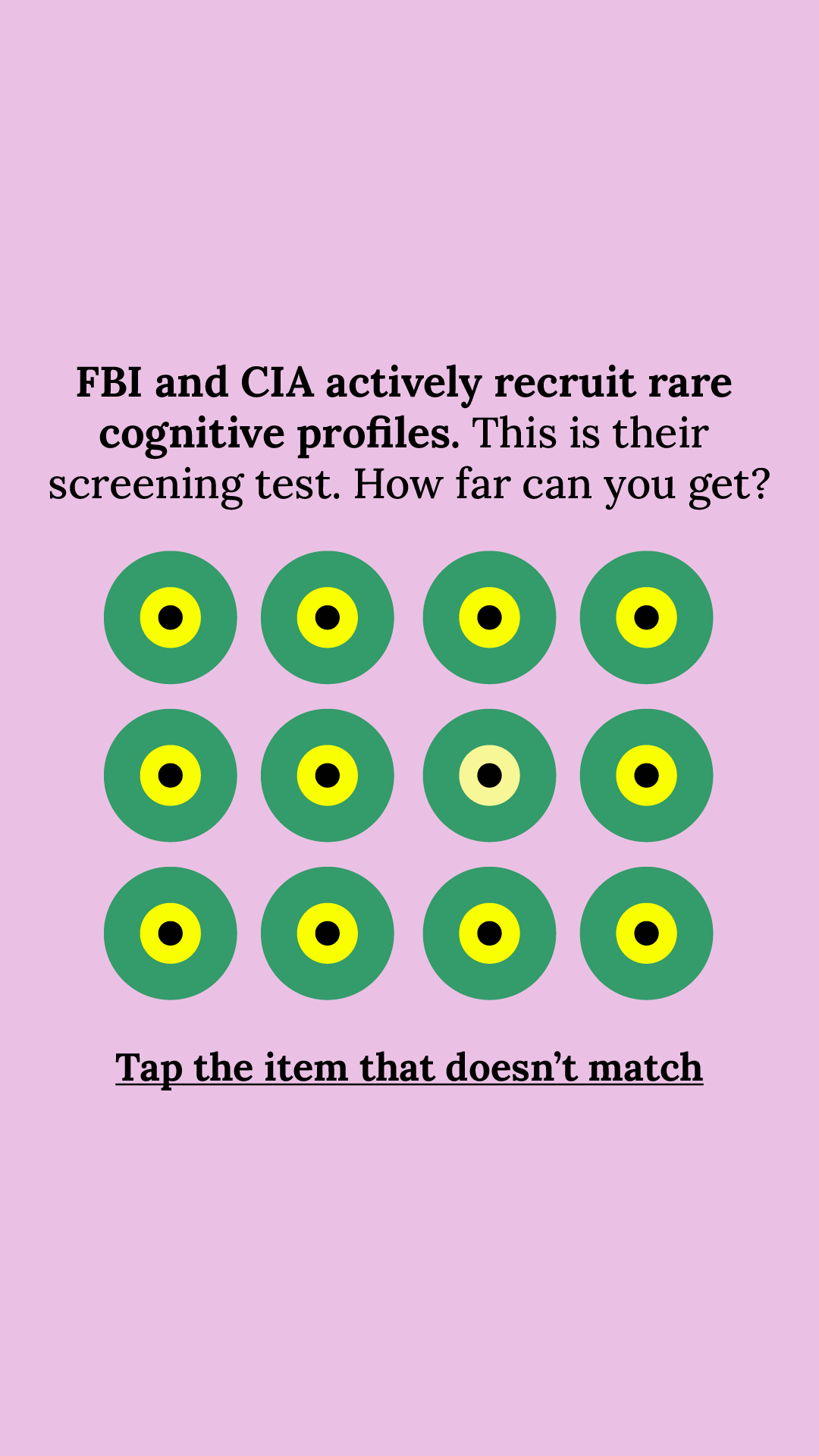 Brain Health Check Facebook ad