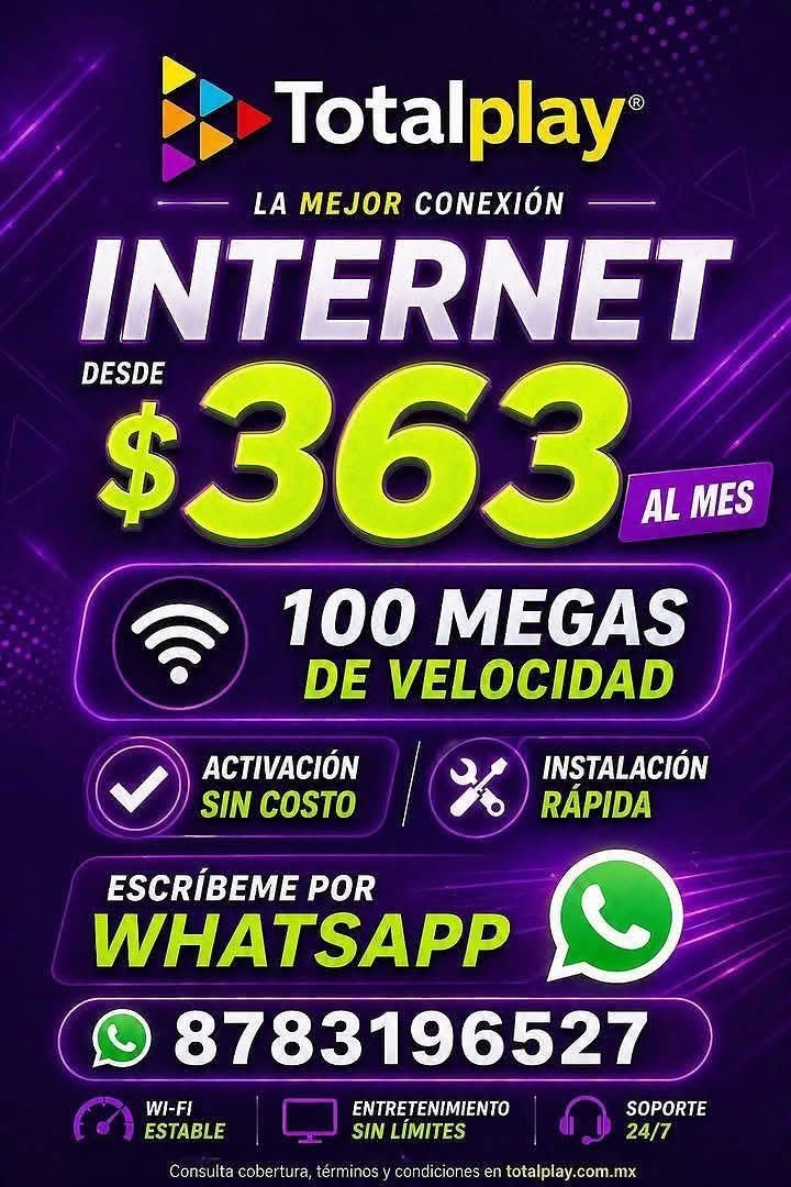 Contratos Totalplay Facebook ad: YA CONTAMOS CON COBERTURA EN LA HACIENDA Y…