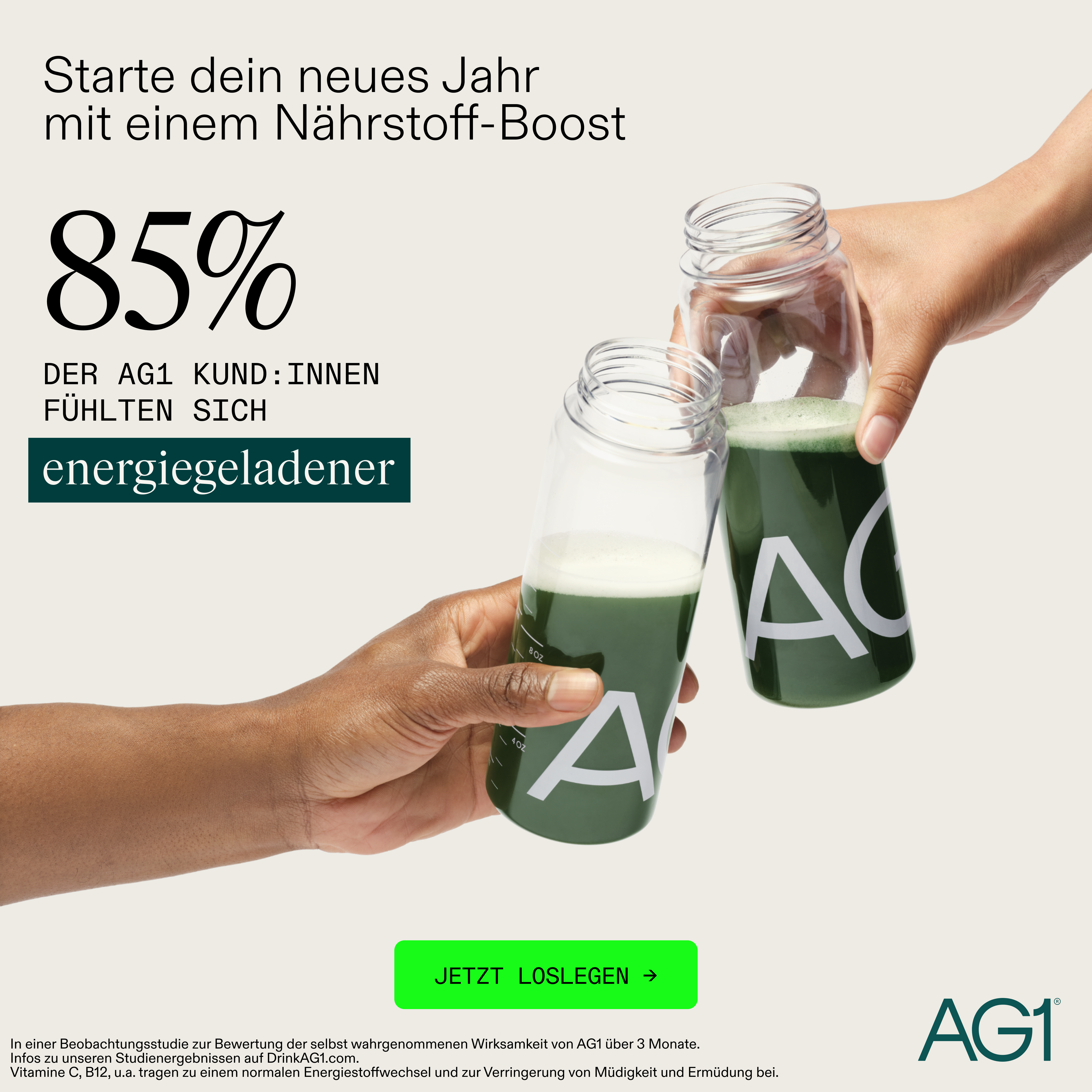 AG1 Deutschland Facebook ad