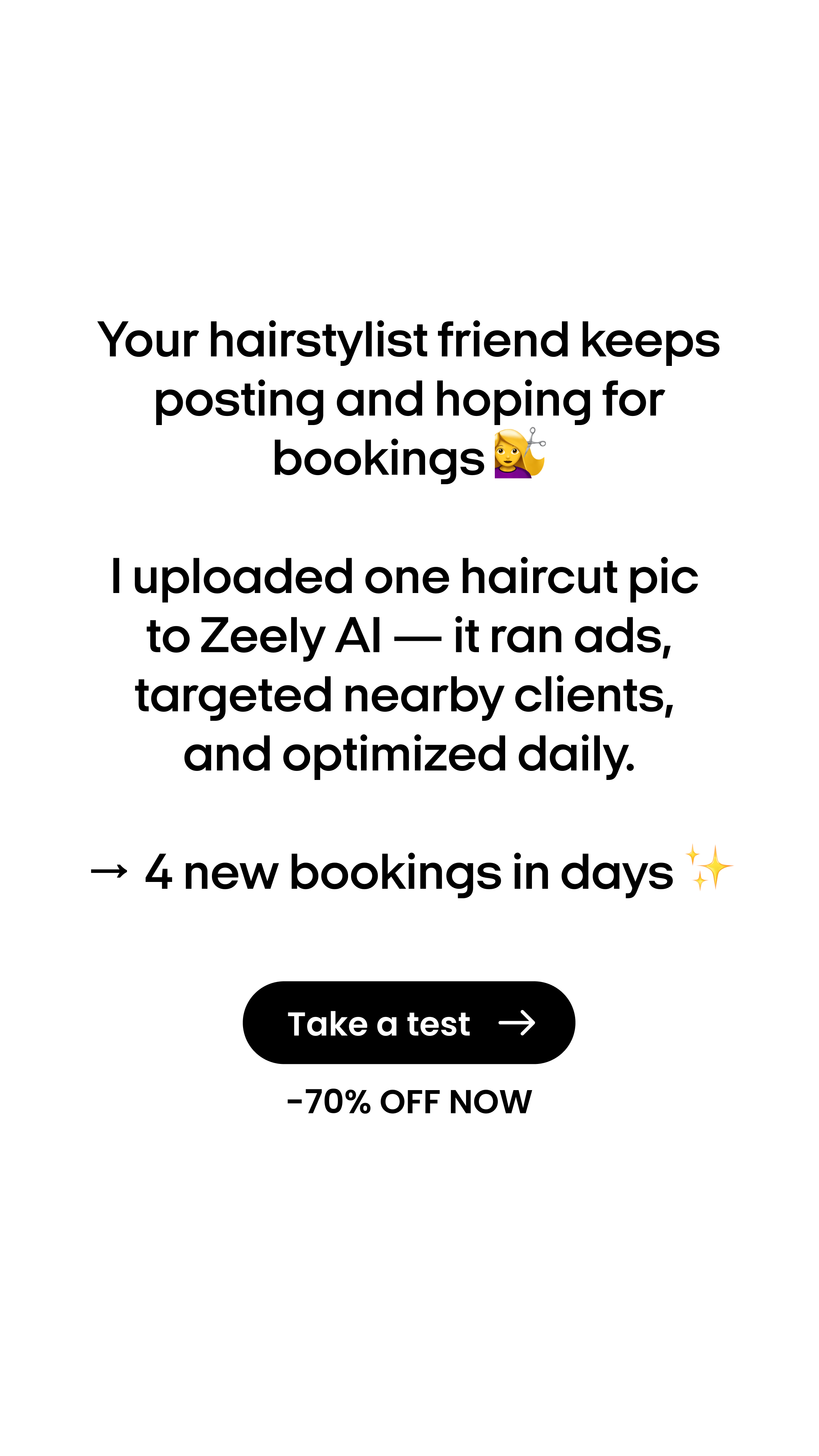 Zeely Facebook ad