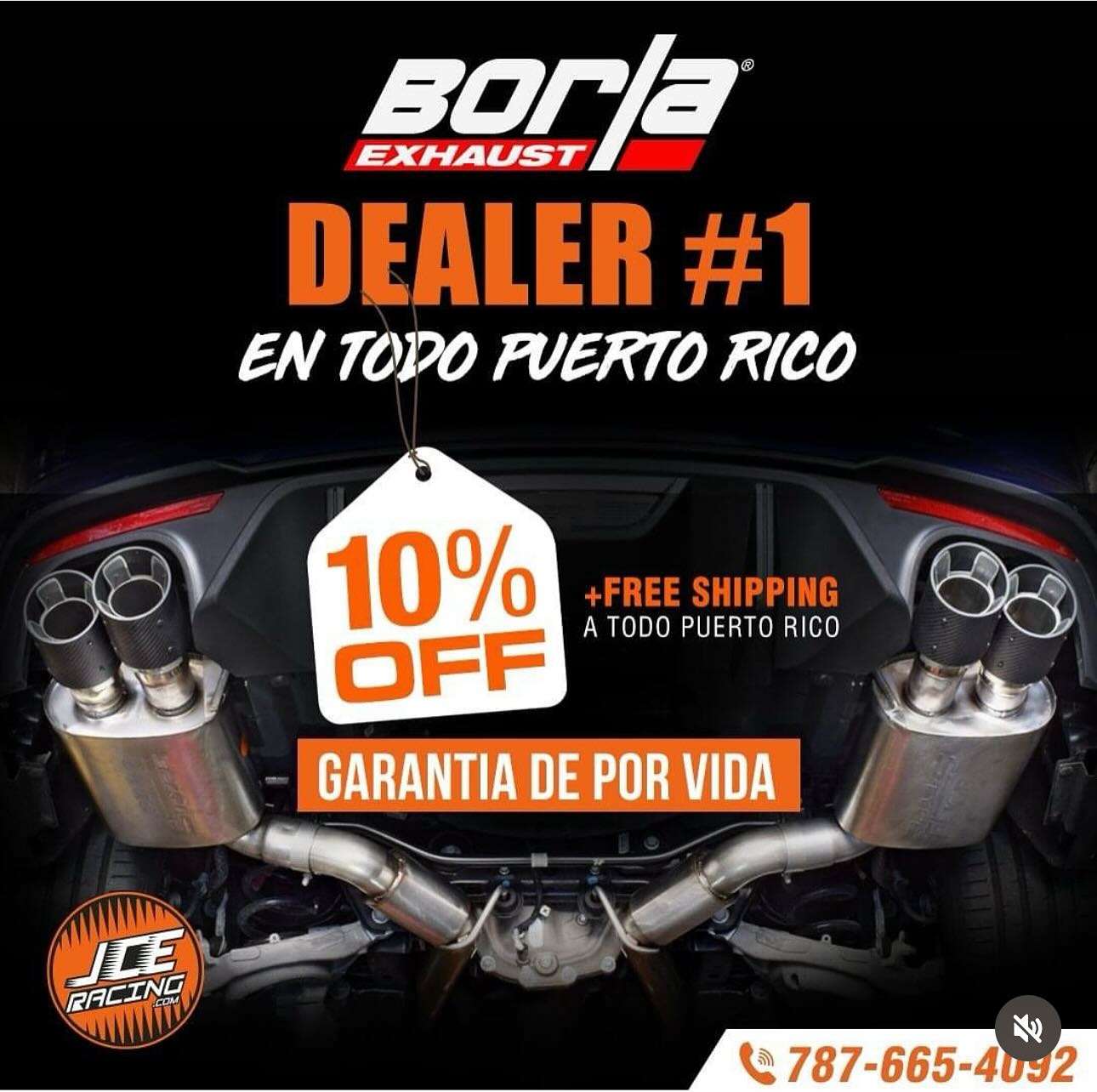 JCERacing.com Facebook ad