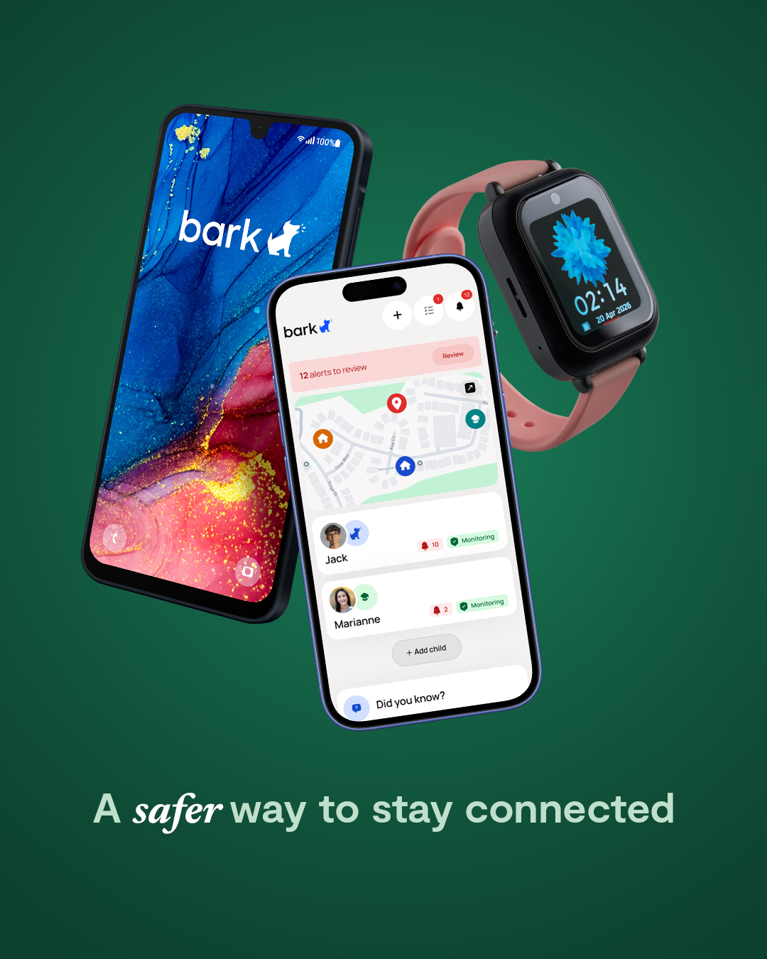 Bark - Parental Controls Facebook ad: Online Safety Made Simple