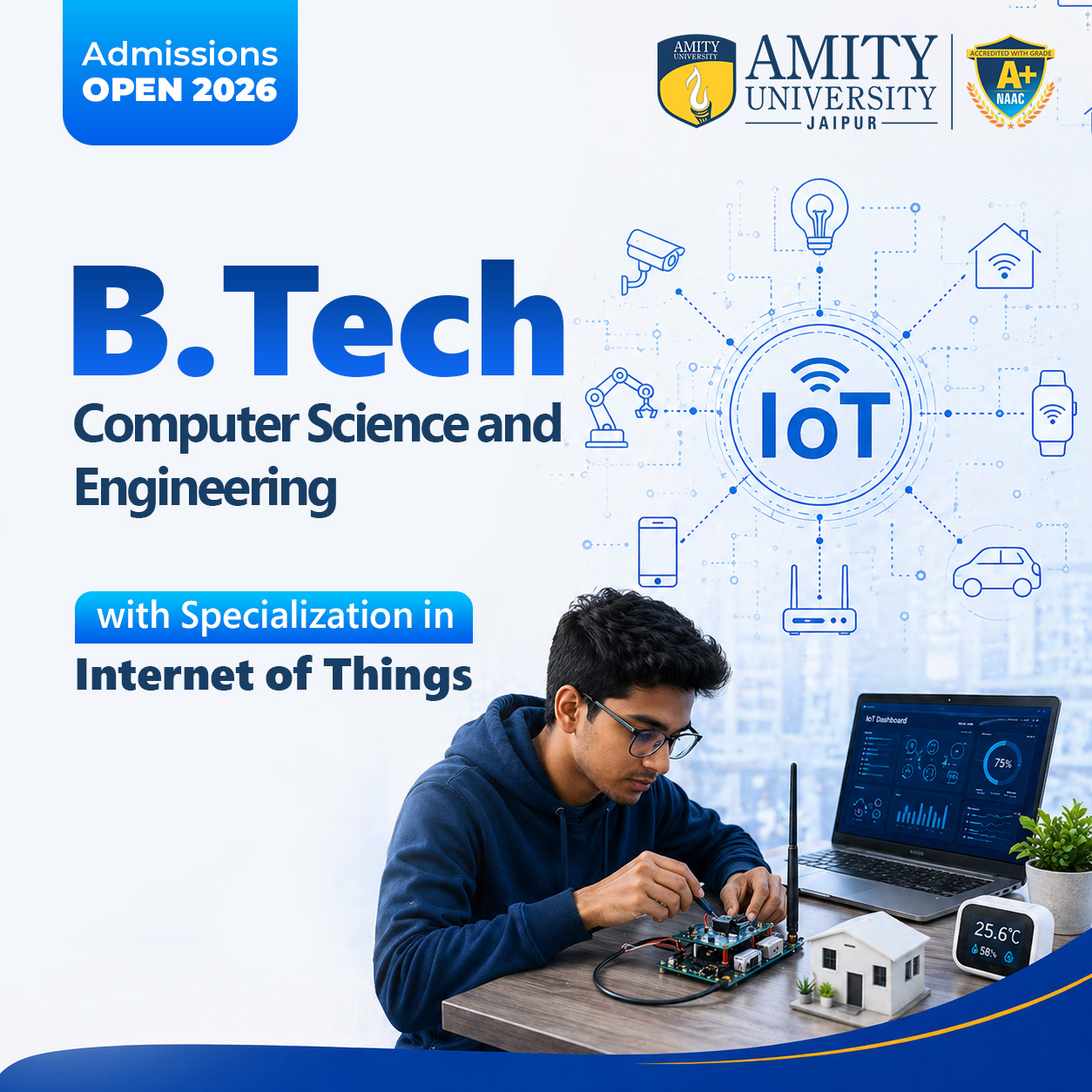 Amity University Rajasthan, Jaipur Facebook ad from Jun 10, 2026