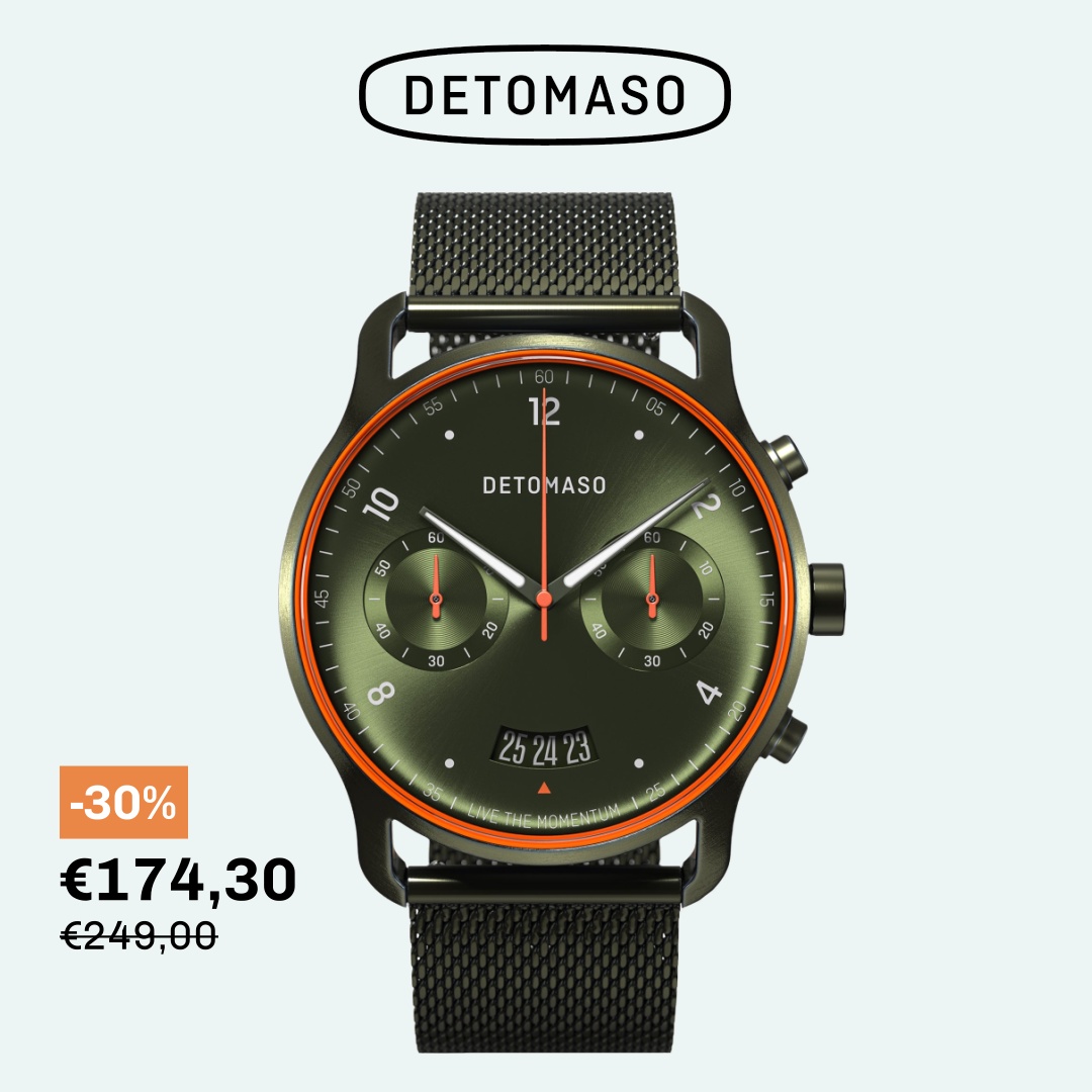 DETOMASO WATCHES Facebook ad