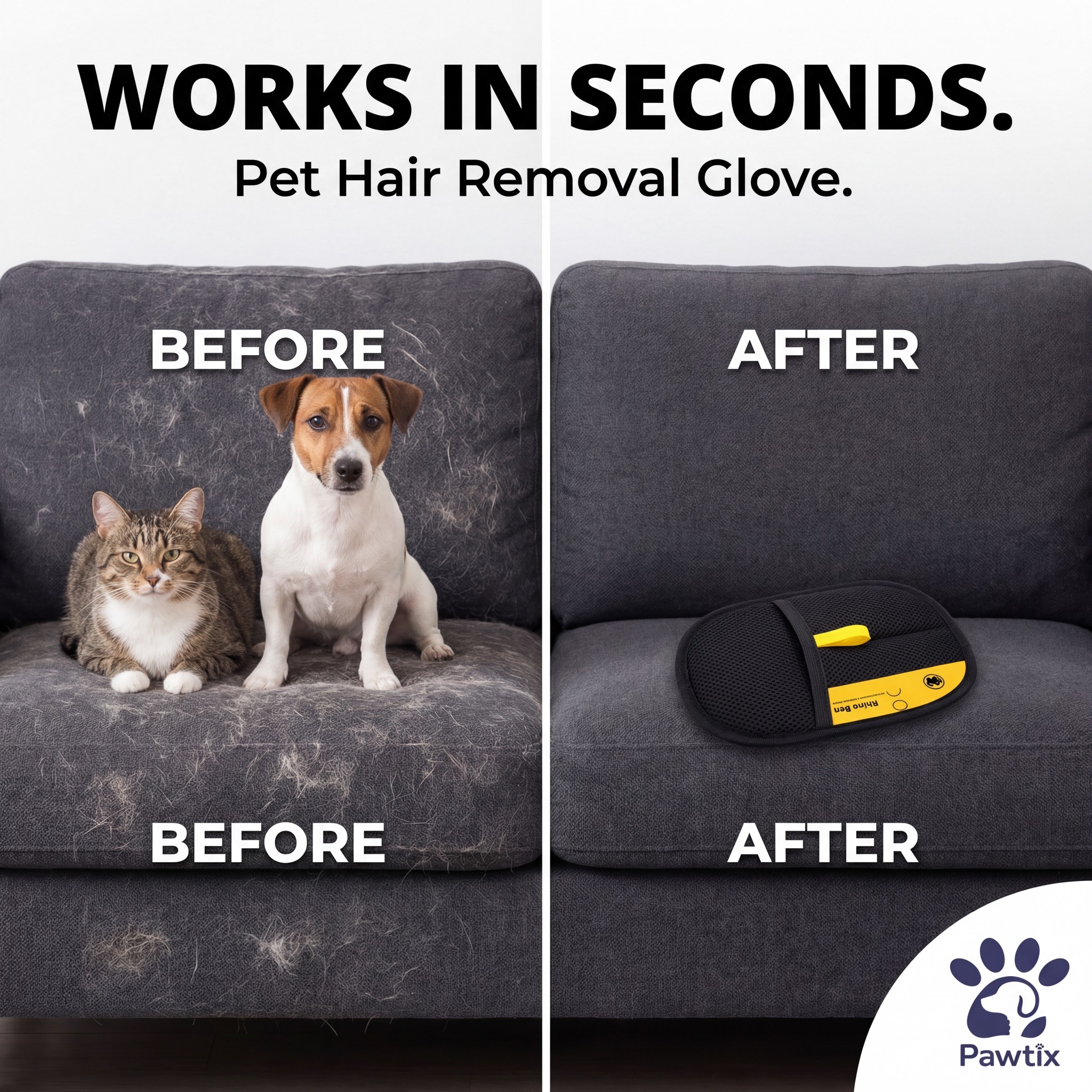 Pawtix Facebook ad: Ditch the Sticky Rollers Forever