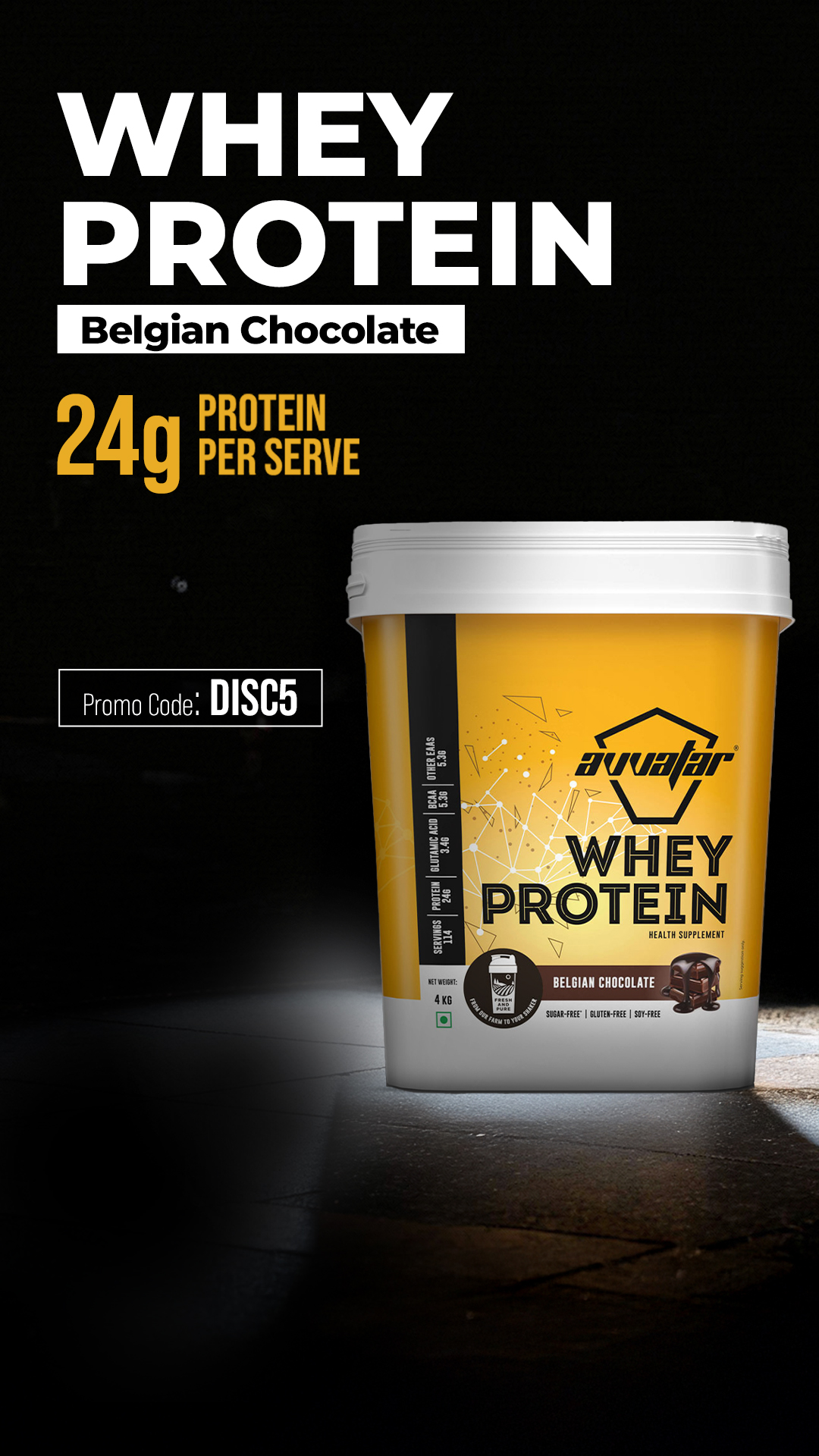 Avvatar Sports Nutrition Facebook ad